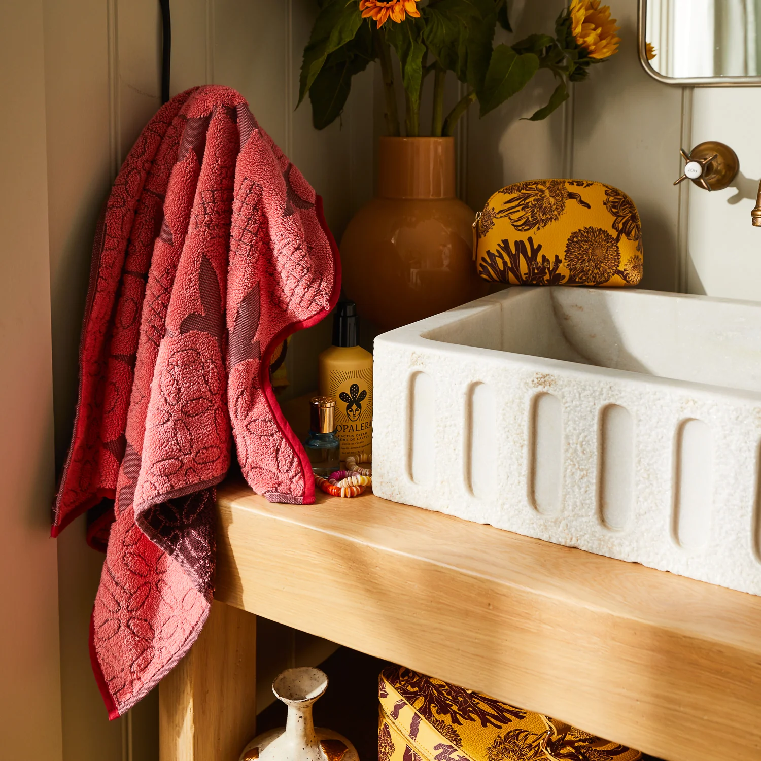 Esme Hand Towel - Hibiscus - Image 4