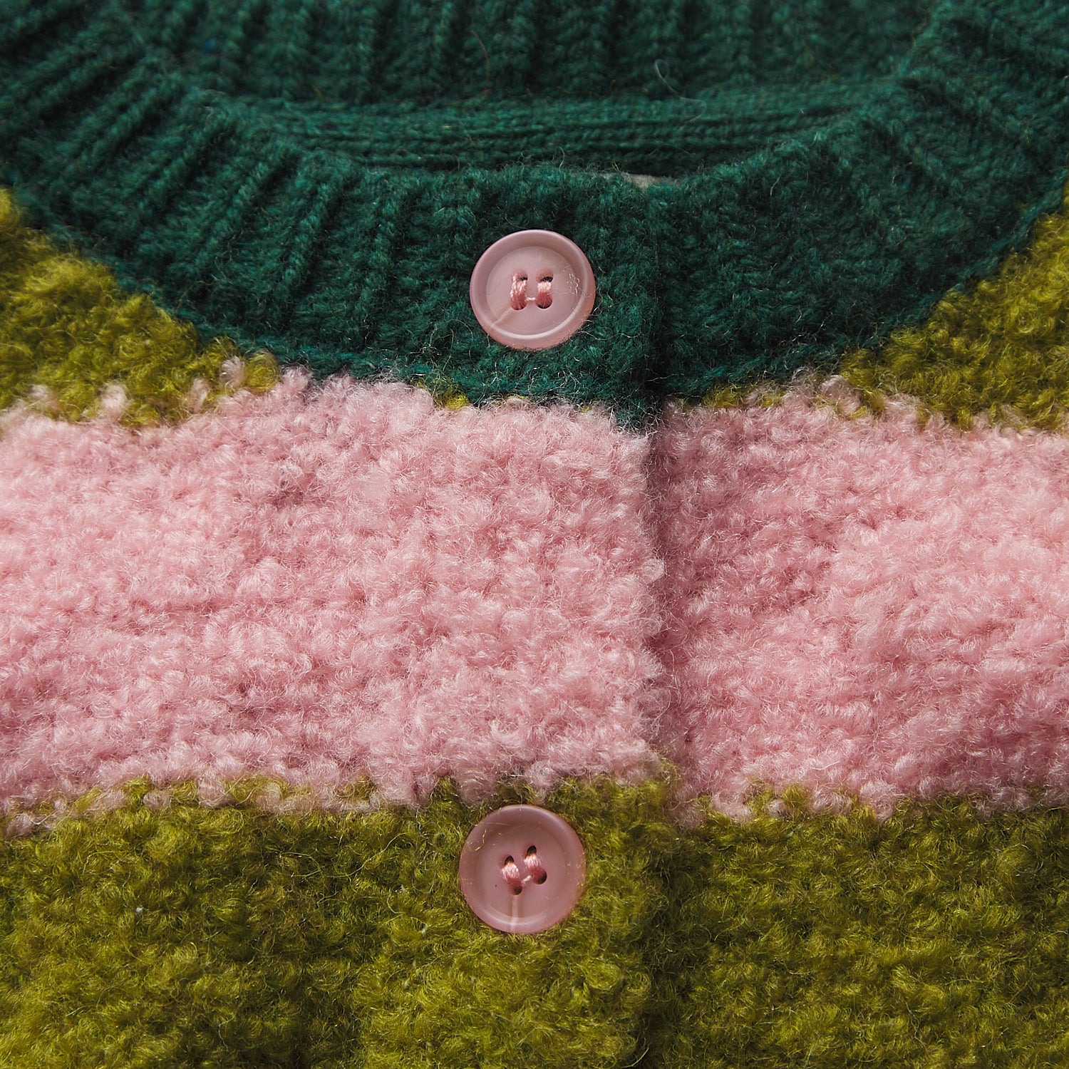 Estrid Kids Cardigan - Blush - Image 6