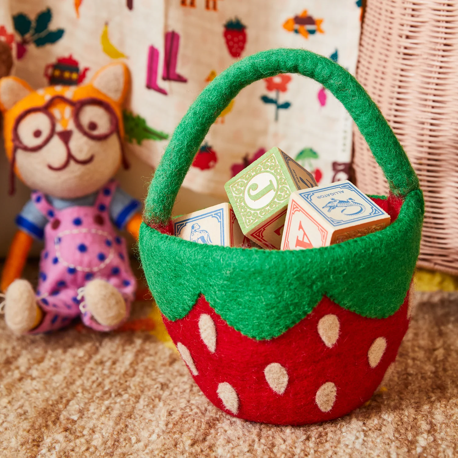 Eszter Felt Basket - Image 3
