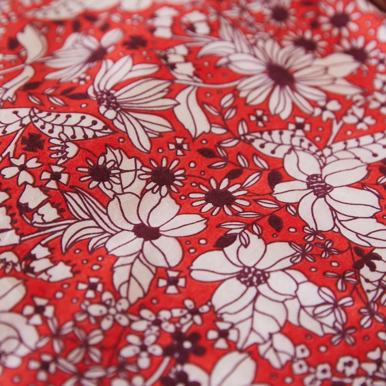 Evette Cotton Sheets - Scarlet - Image 6