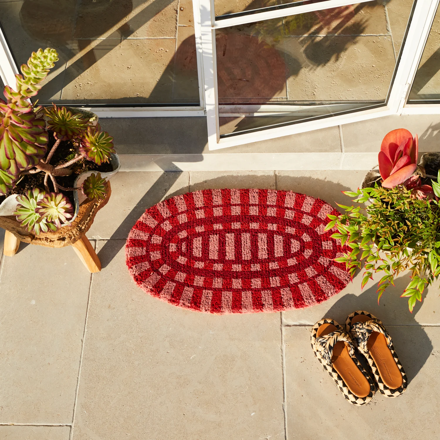 Fernanda Door Mat - Hibiscus - Image 2