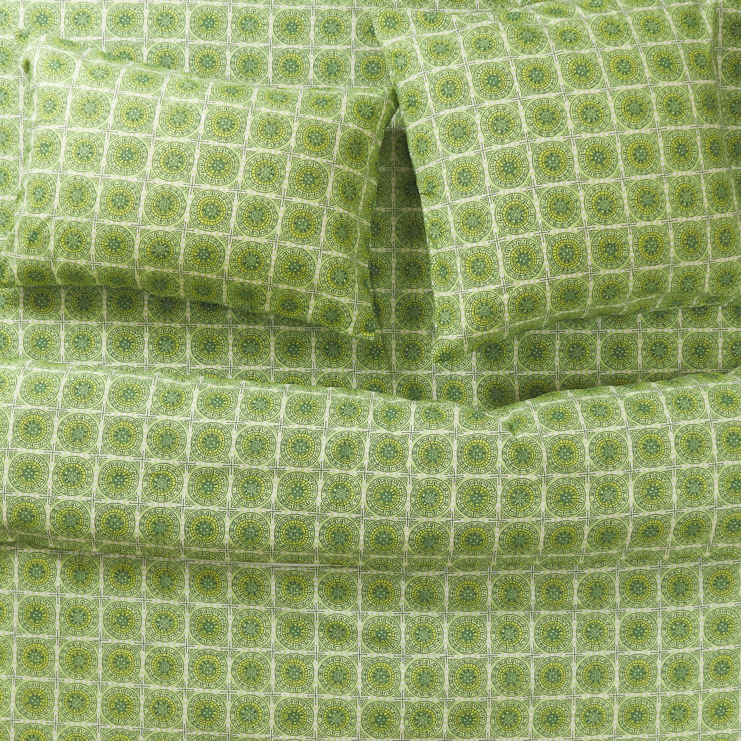 Gabriella Cotton Quilt Cover - Key Lime - Image 3