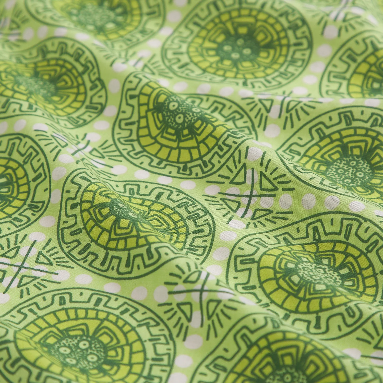Gabriella Cotton Quilt Cover - Key Lime - Image 7