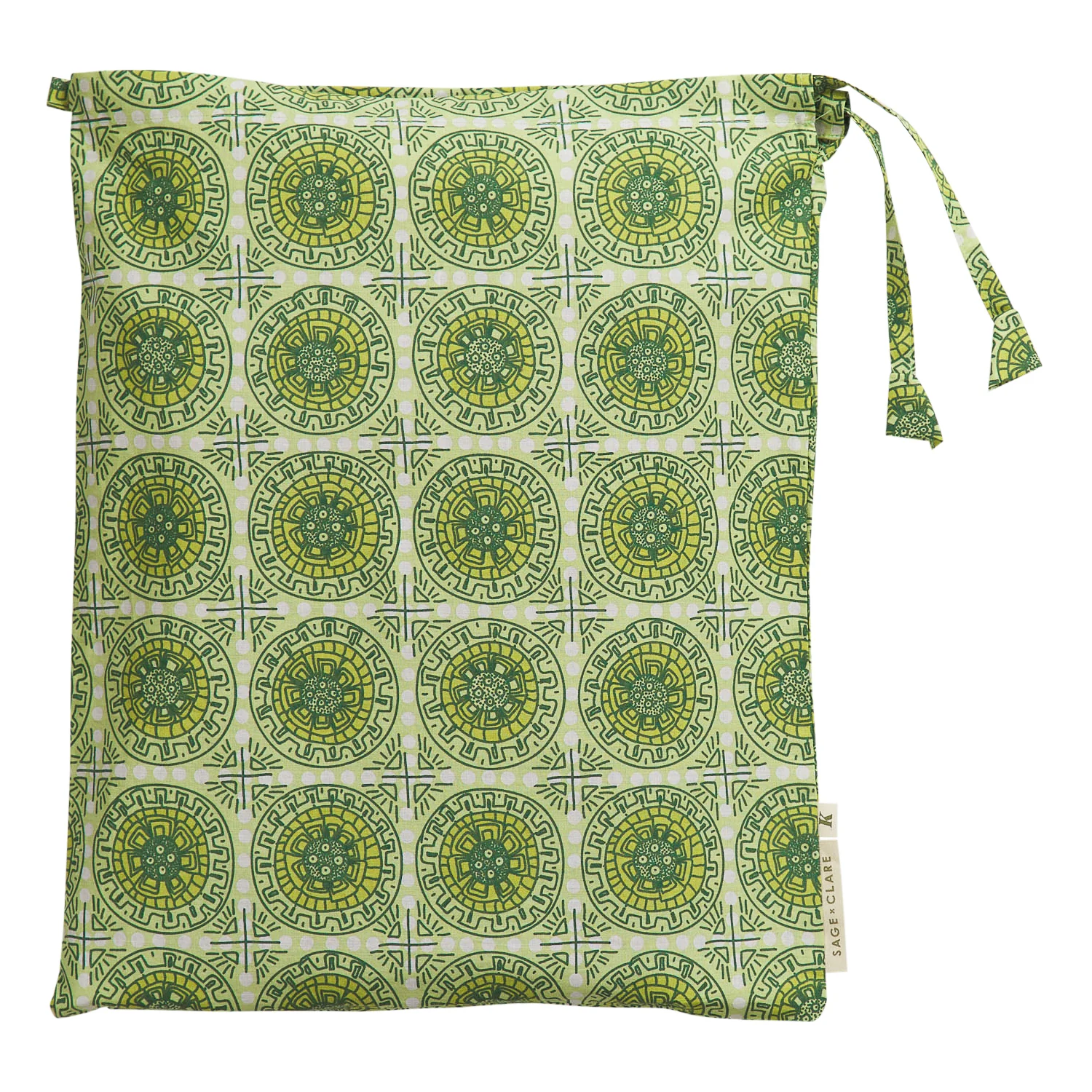 Gabriella Cotton Quilt Cover - Key Lime - Image 8
