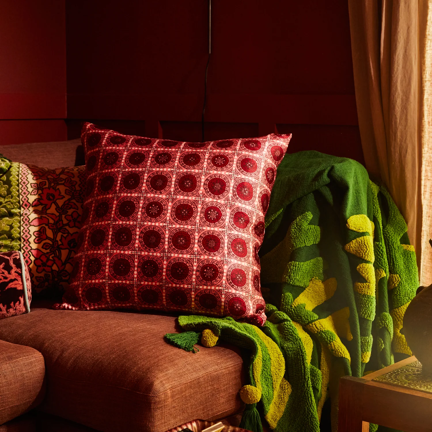 Gabriella Cushion - Hibiscus - Image 2