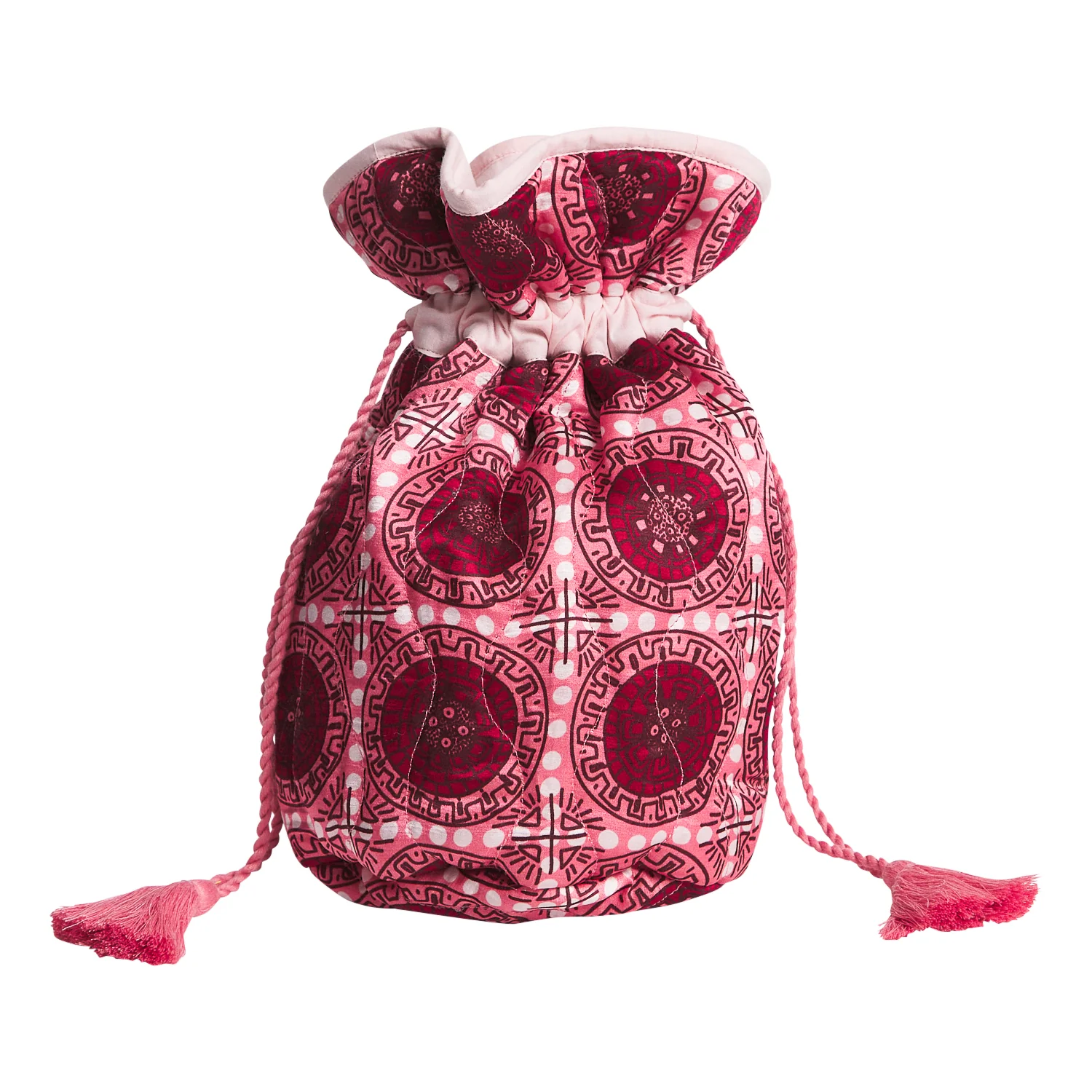 Gabriella Drawstring Bag - Hibiscus