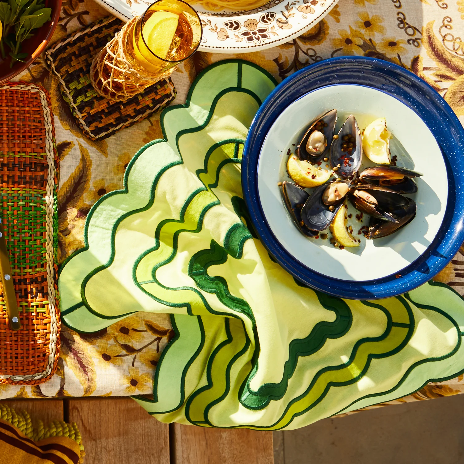Gabriella Napkin Set - Zest - Image 3