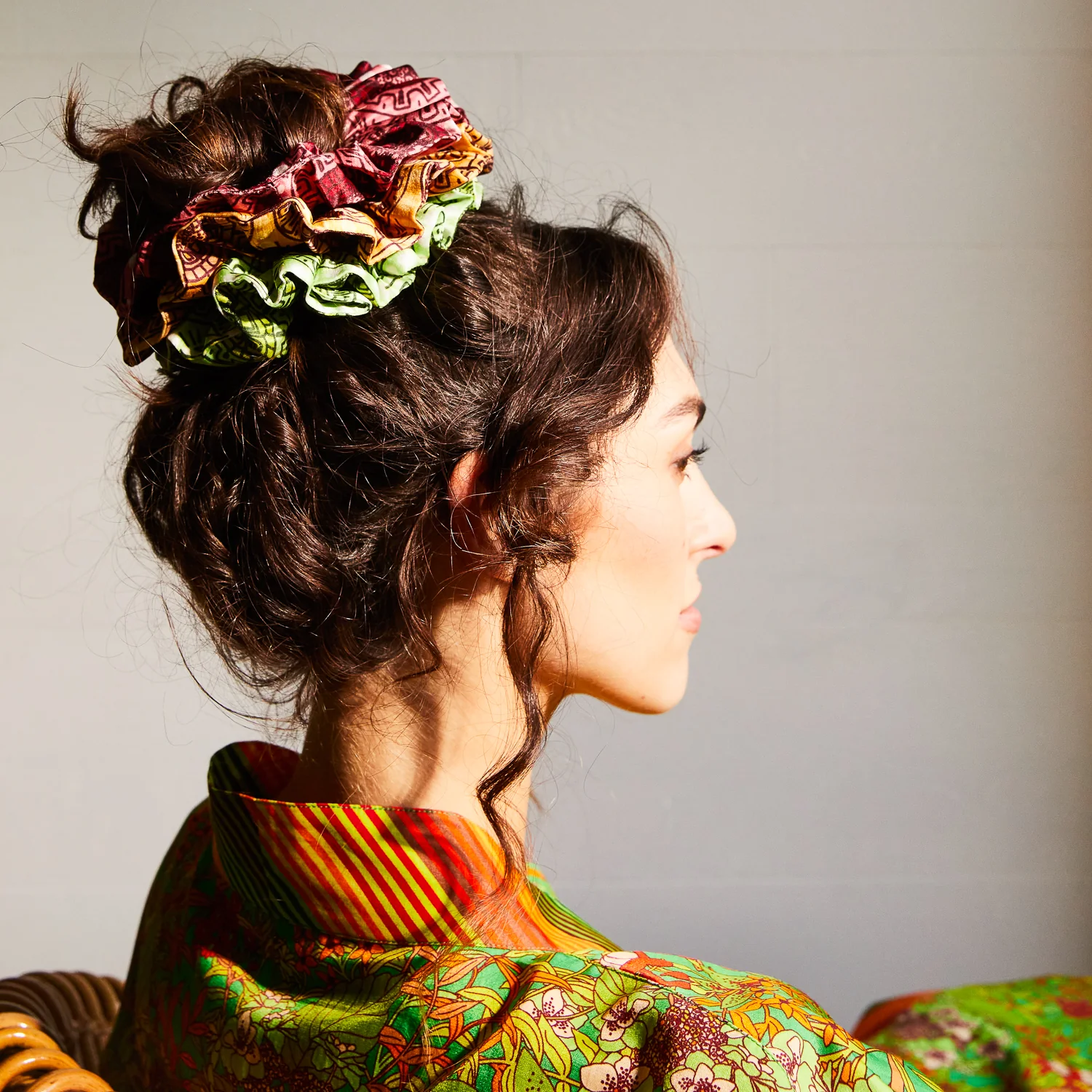 Gabriella Silk Scrunchie Set - Image 3