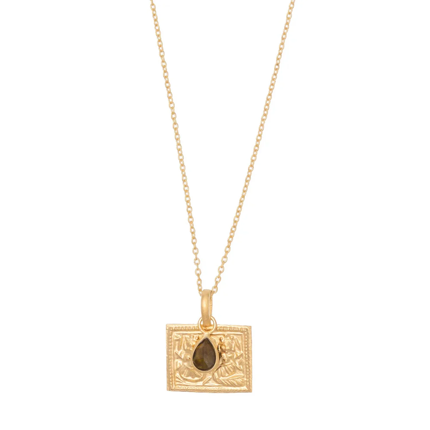 Goddess Necklace - Green Tourmaline