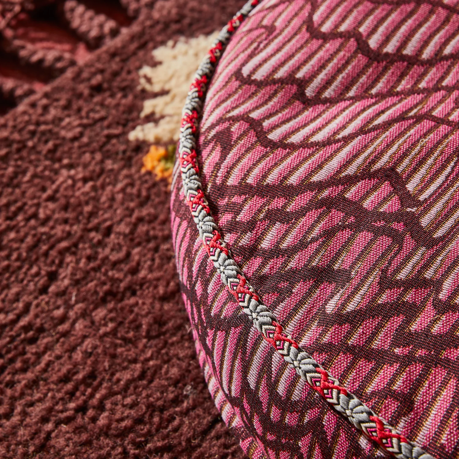 Hanna Jacquard Floor Cushion - Image 3