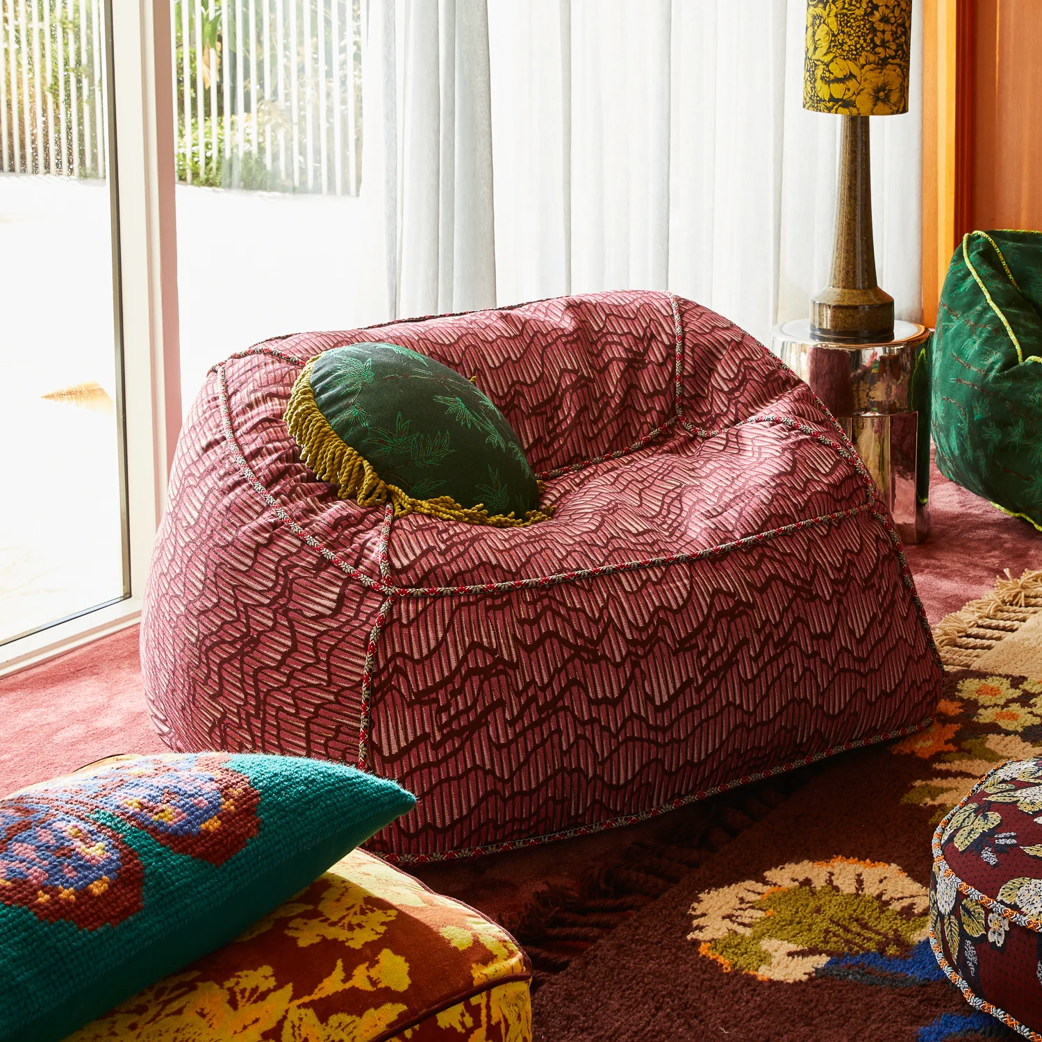 Hanna Jacquard Lounger Cover - Image 2