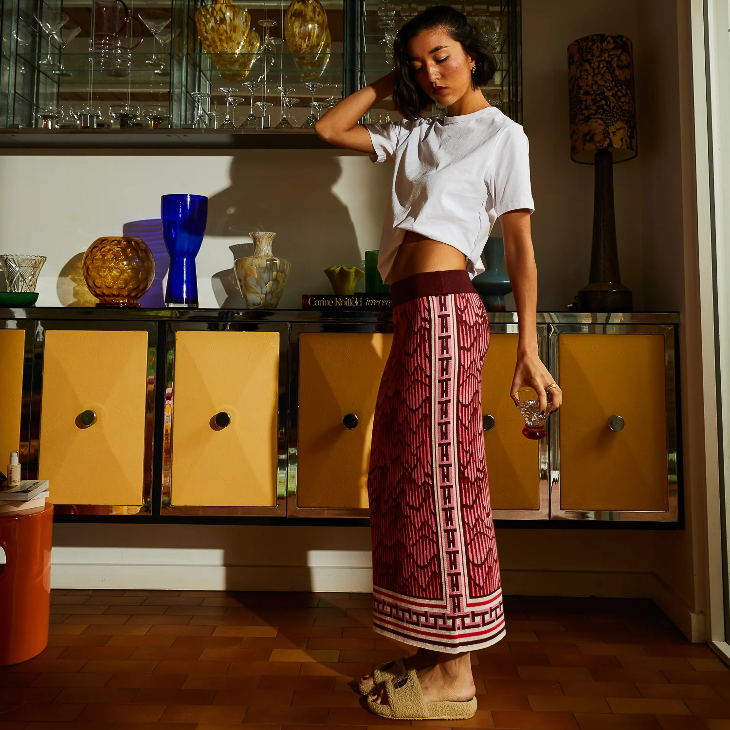 Hanna Knit Maxi Skirt - Image 2