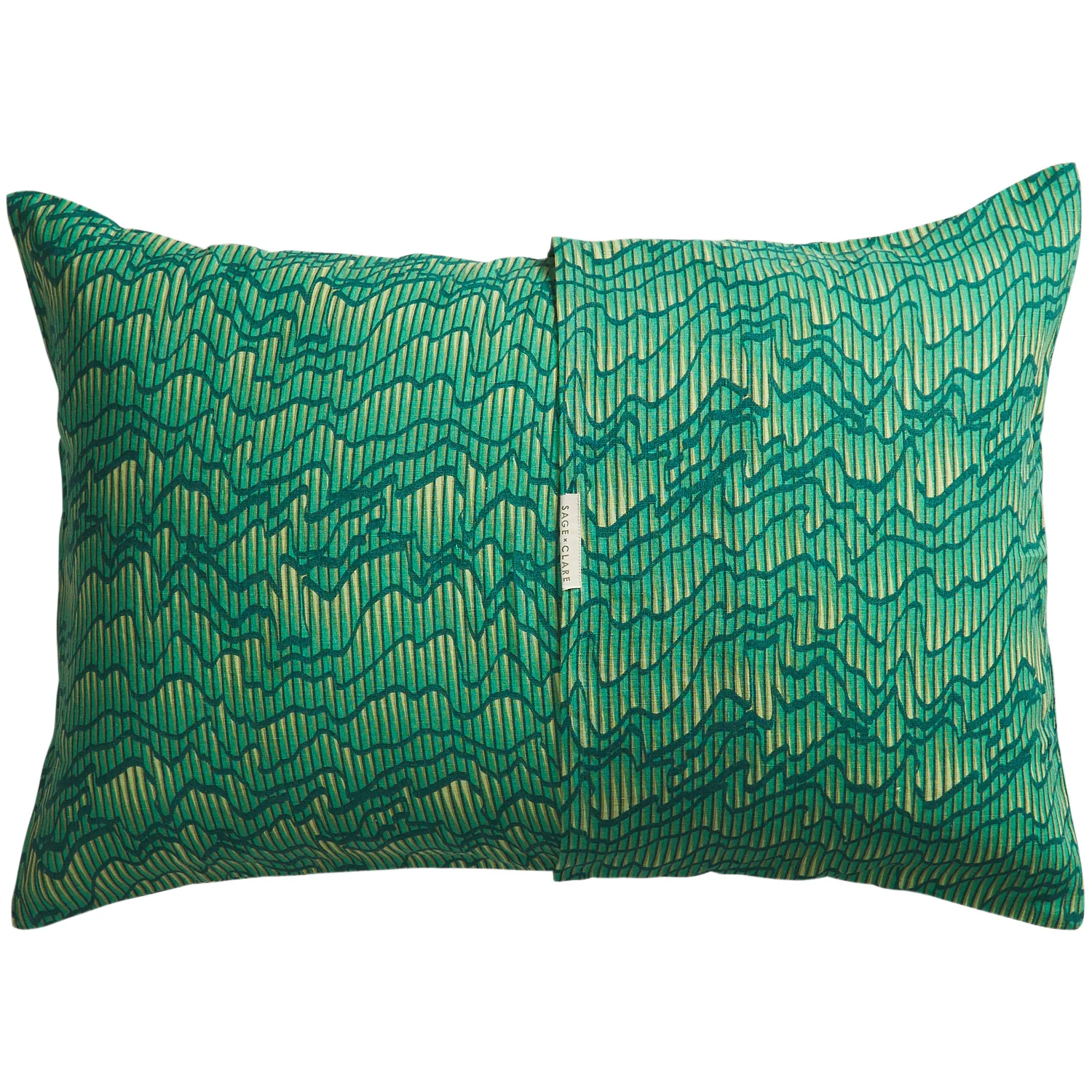 Hanna Linen Pillowcase Set - Kelly Green - Image 6