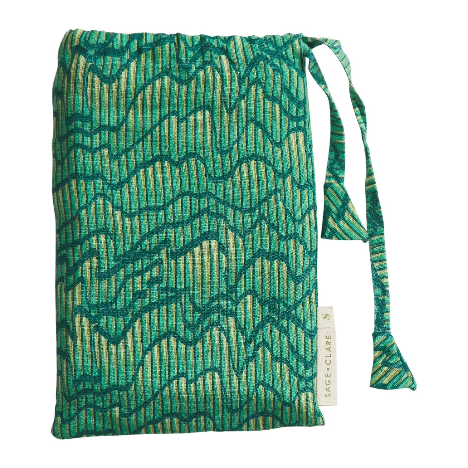 Hanna Linen Pillowcase Set - Kelly Green - Image 7