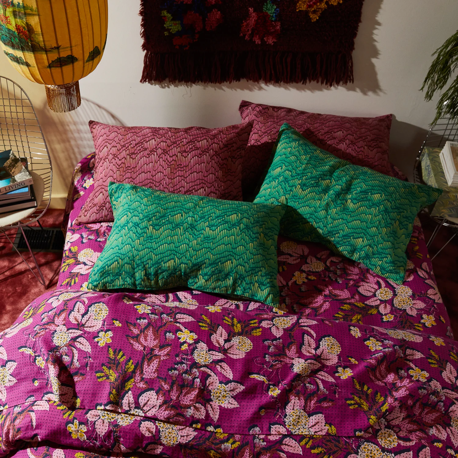 Hanna Linen Pillowcase Set - Pansy - Image 3