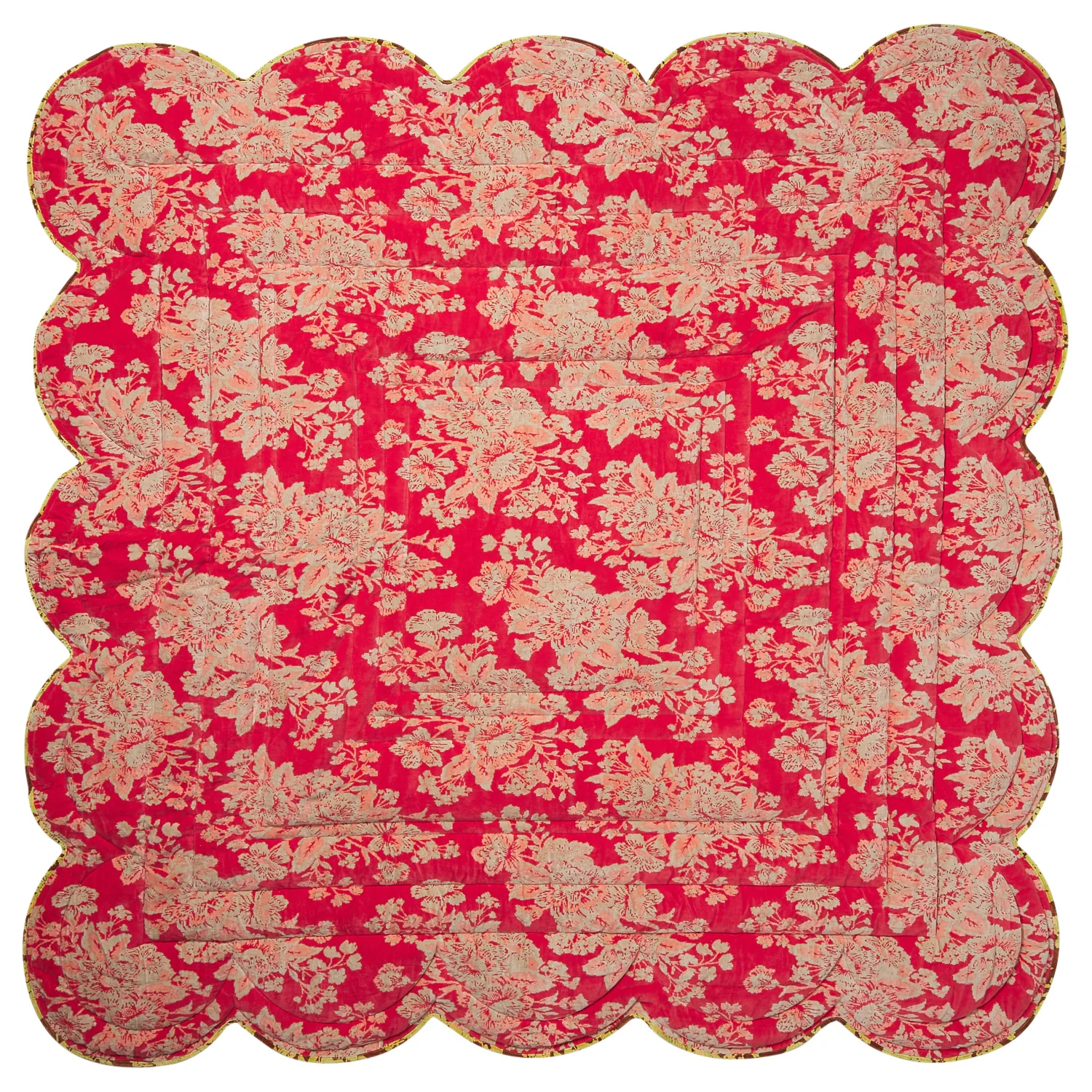 Hazel Scalloped Velvet Bedcover - Image 9