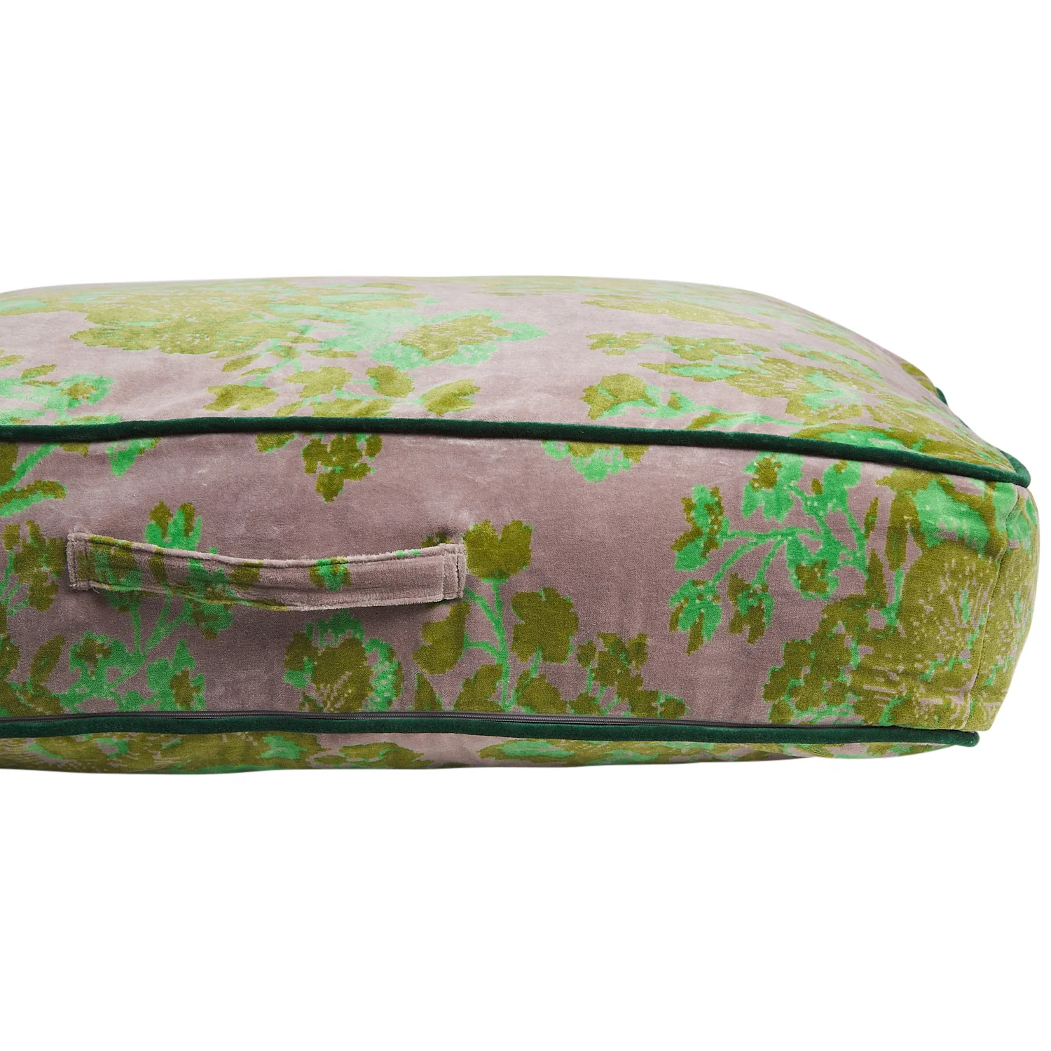 Hazel Velvet Floor Cushion - Mink Grey - Image 7