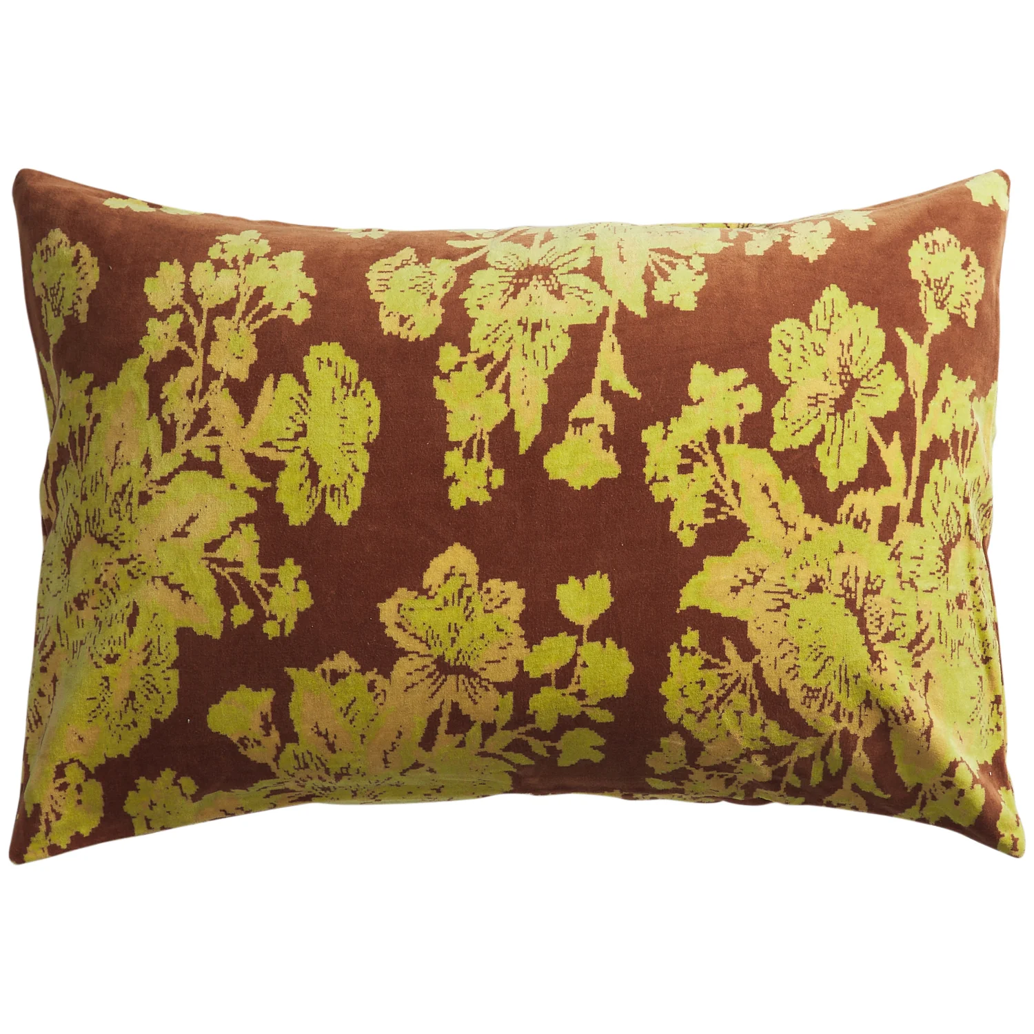 Hazel Velvet Pillowcase - Russet