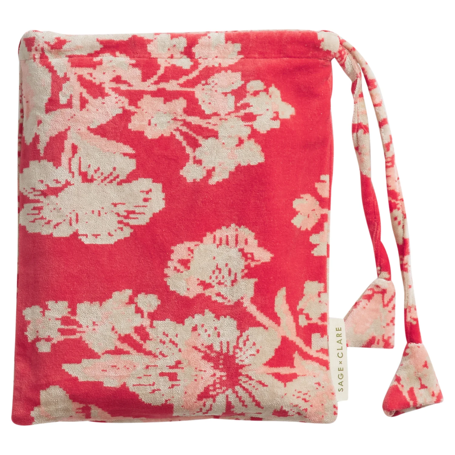 Hazel Velvet Pillowcase - Vermillion - Image 9