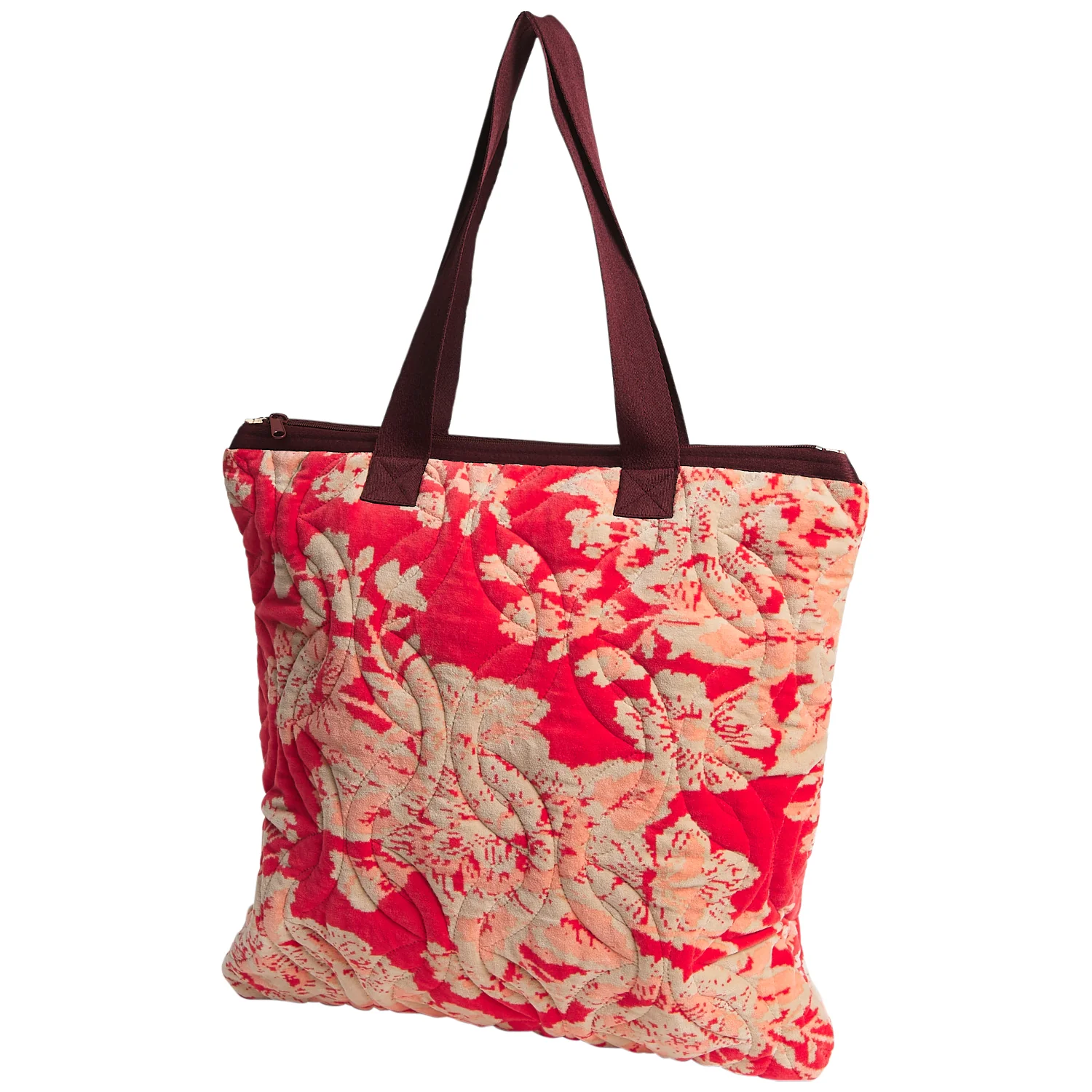 Hazel Velvet Tote Bag - Image 4