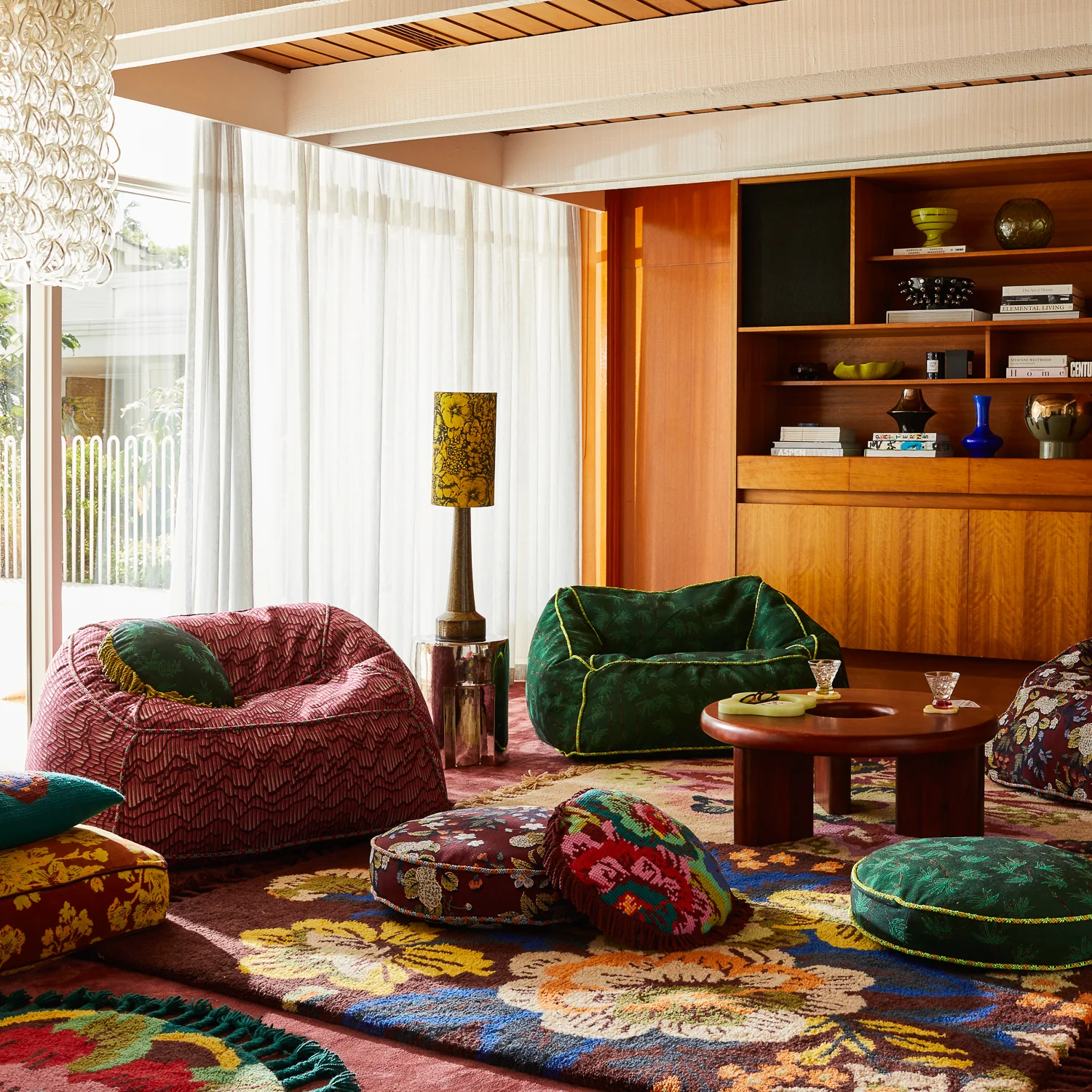 Heidi Jacquard Floor Cushion - Image 6
