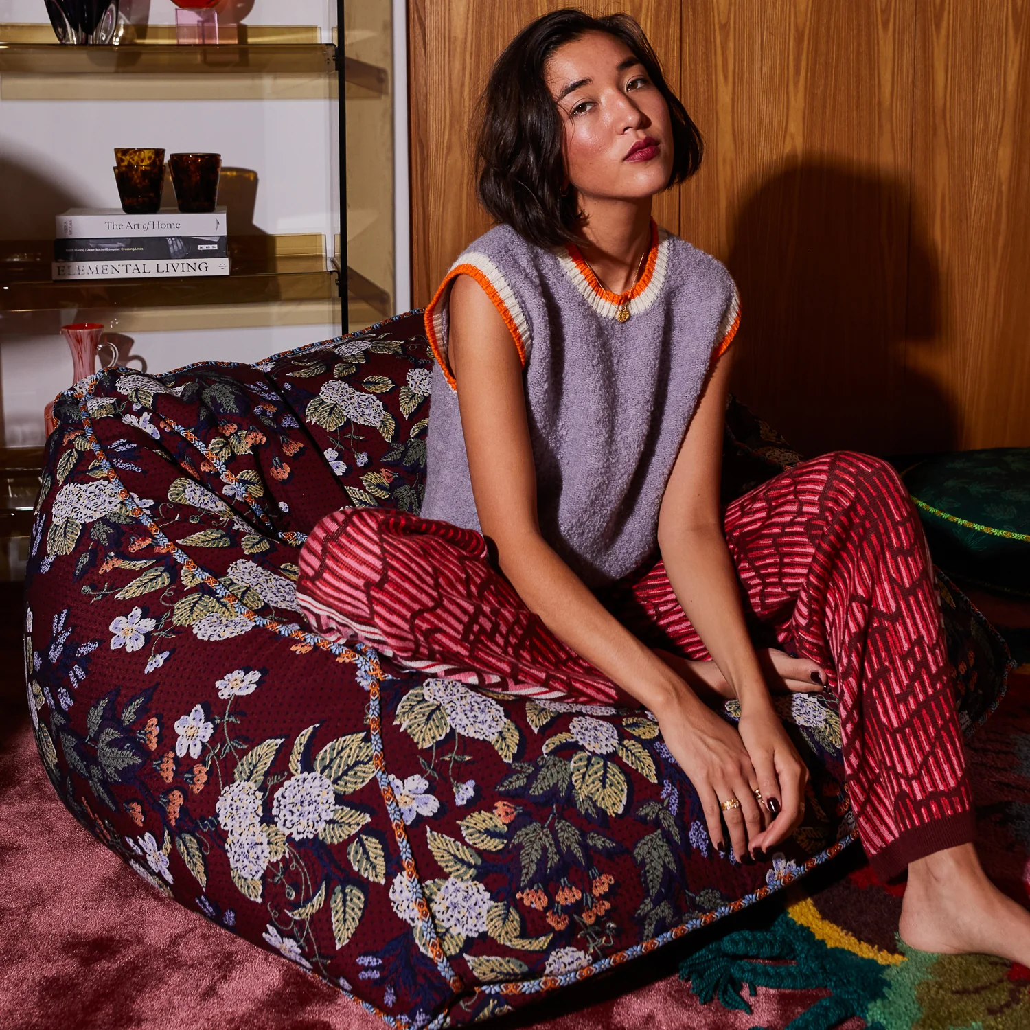 Heidi Jacquard Lounger Cover - Image 2