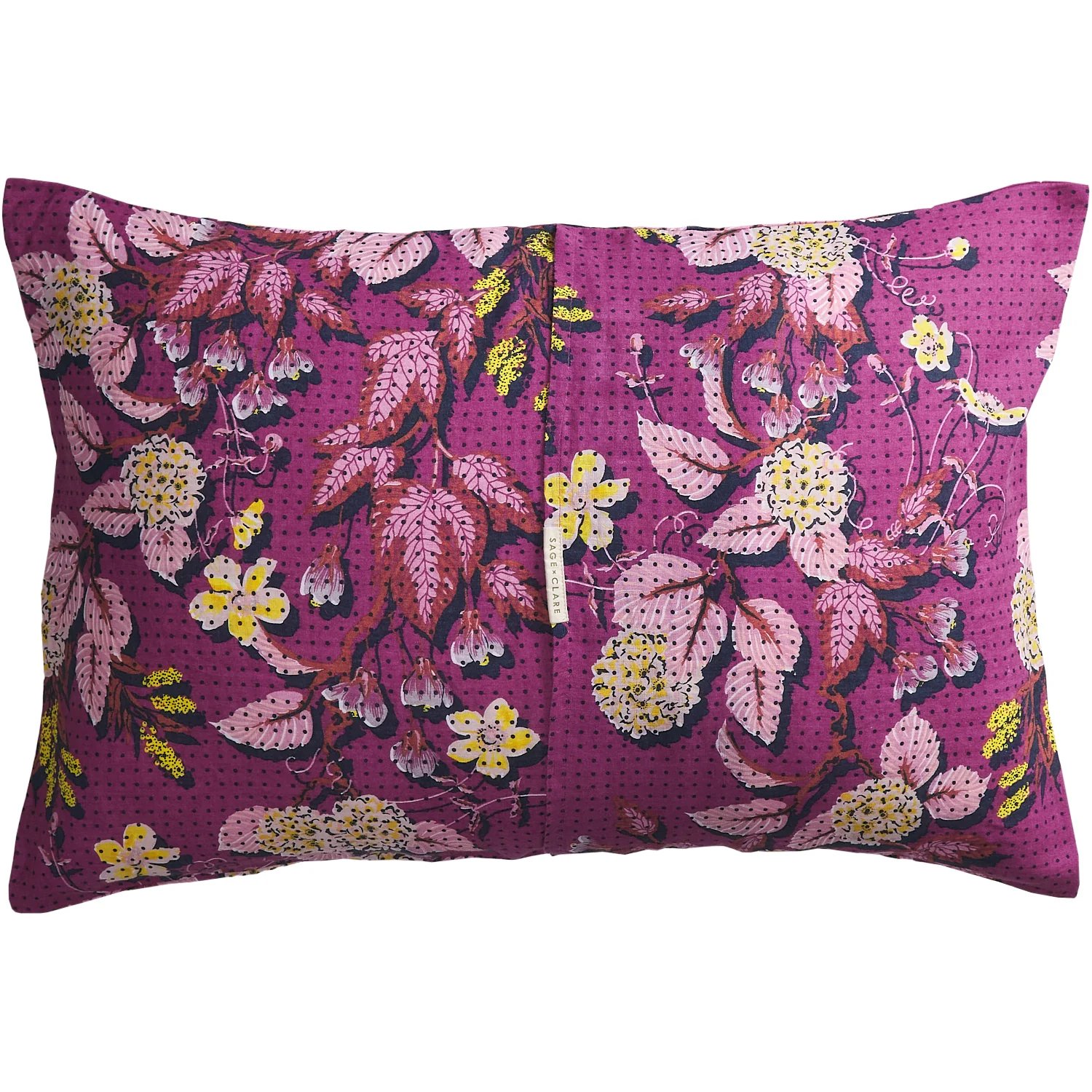 Heidi Linen Pillowcase Set - Mulberry - Image 9