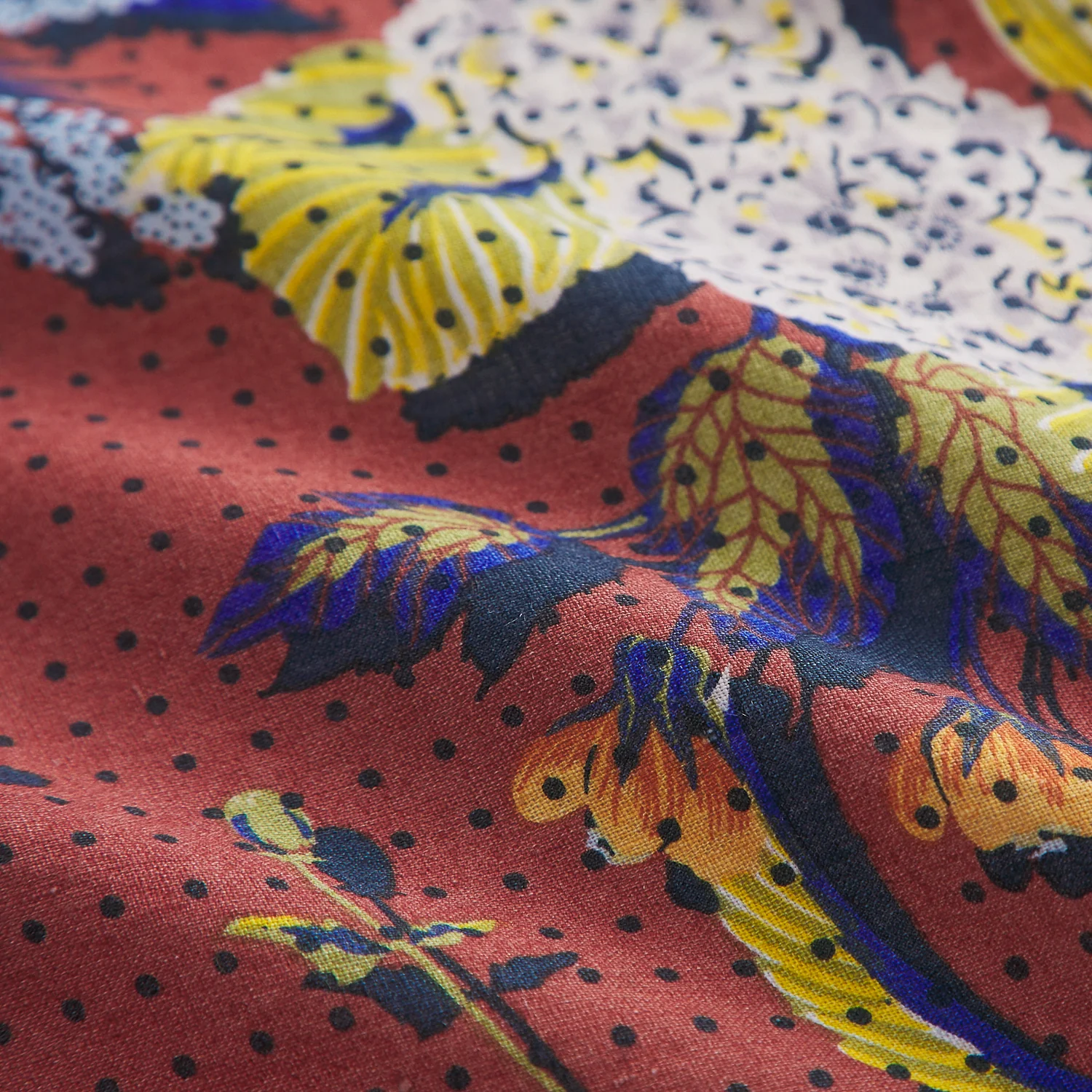 Heidi Linen Quilt Cover - Burnt Sienna - Image 5
