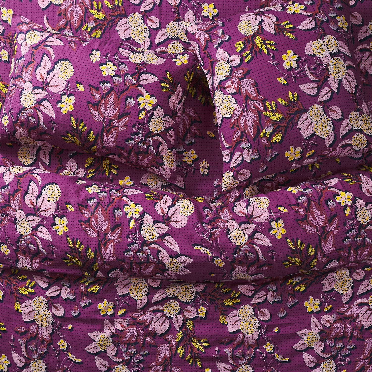 Heidi Linen Quilt Cover - Mulberry - Image 4