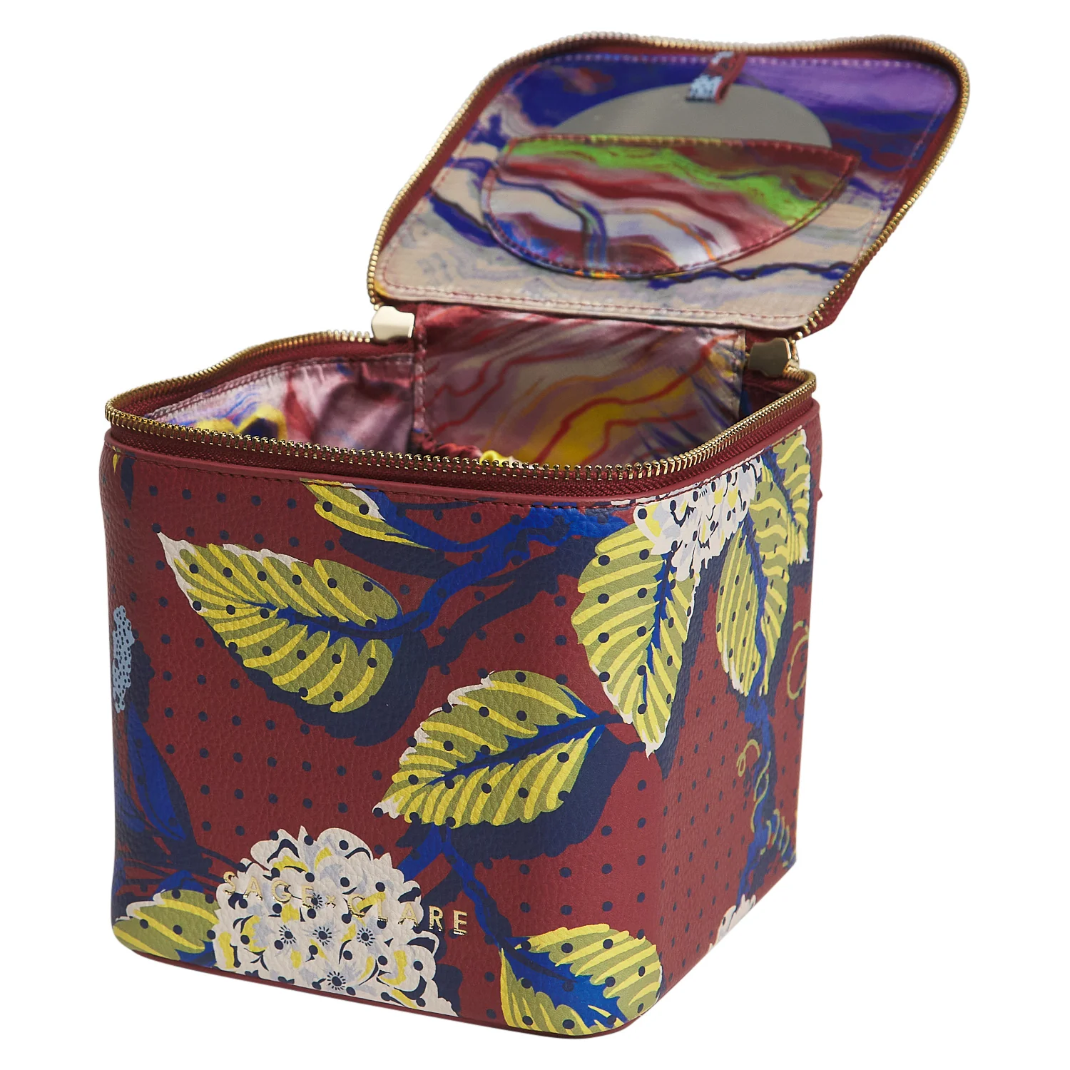 Heidi Small Vanity Case - Burnt Sienna - Image 6
