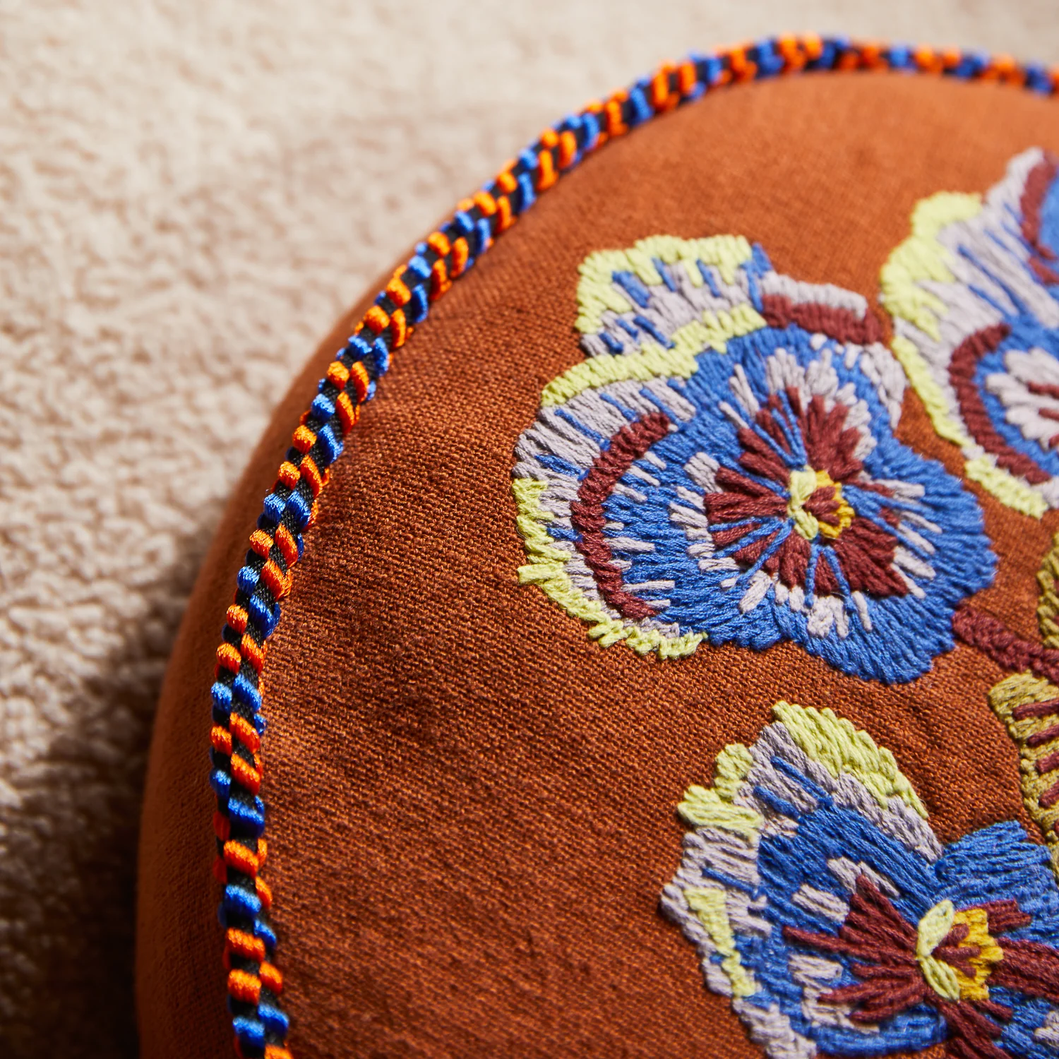 Helena Embroidered Cushion - Image 3