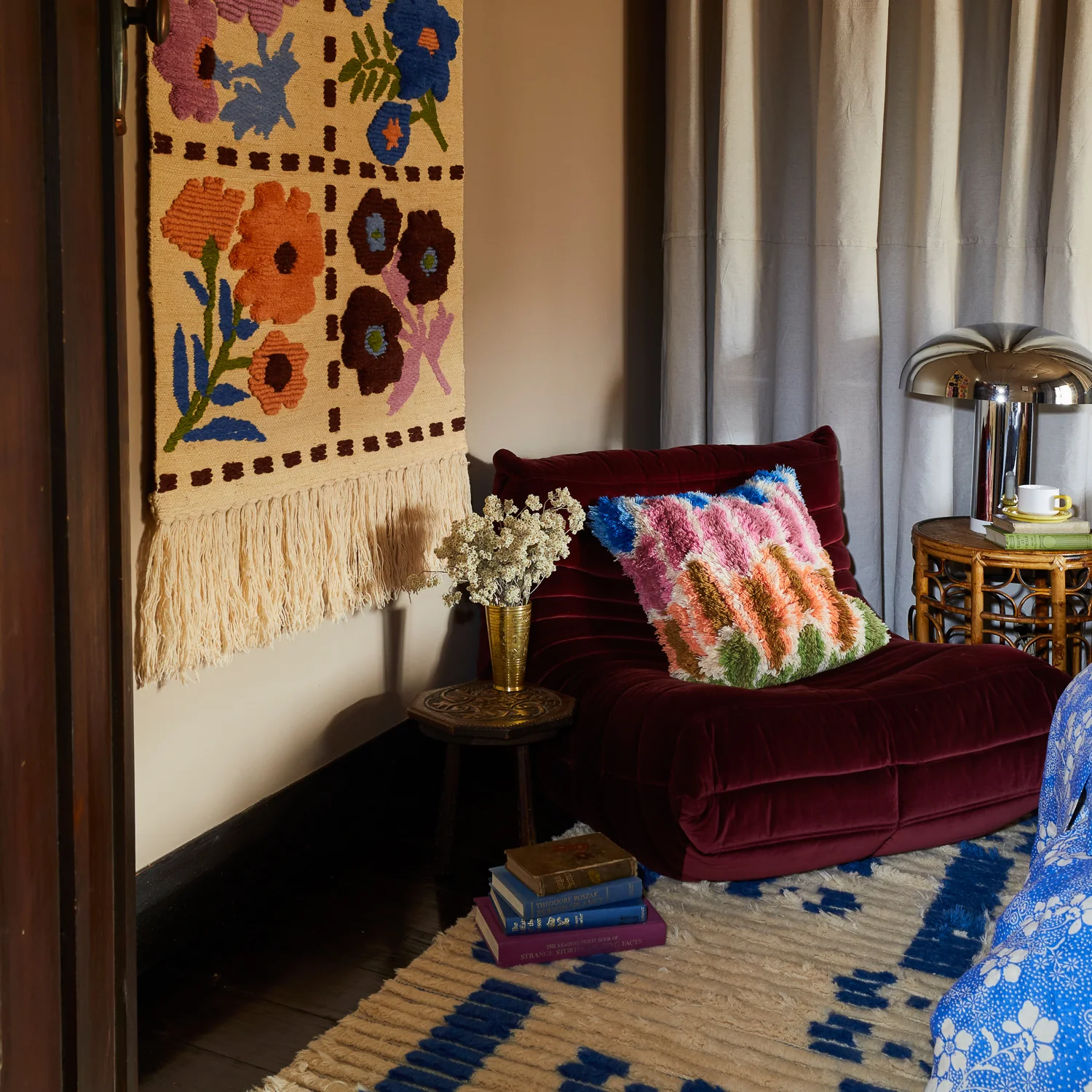Hira Tufted Rug - Chalk - Image 3