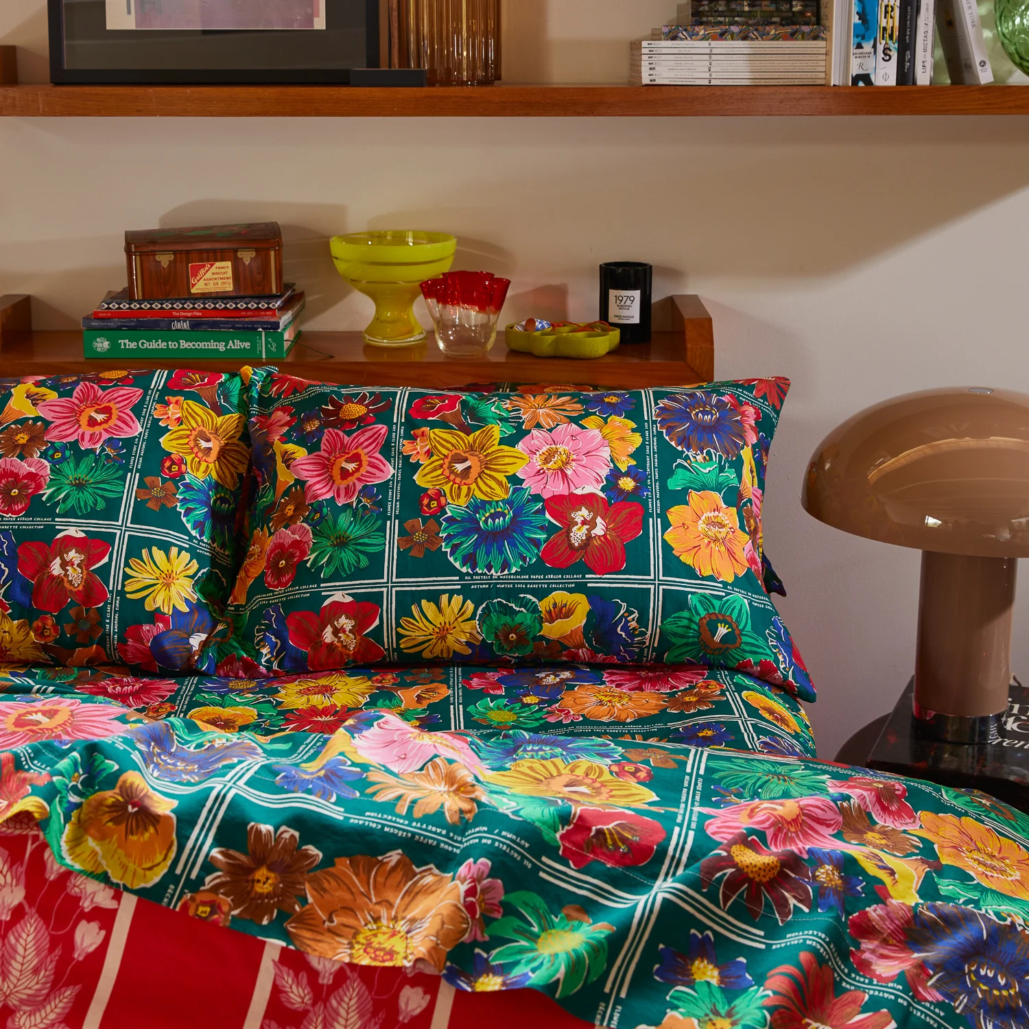 Ines Cotton Pillowcase Set - Verdant - Image 2
