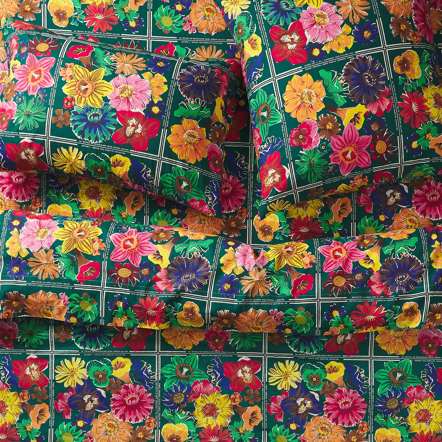 Ines Cotton Pillowcase Set - Verdant - Image 4