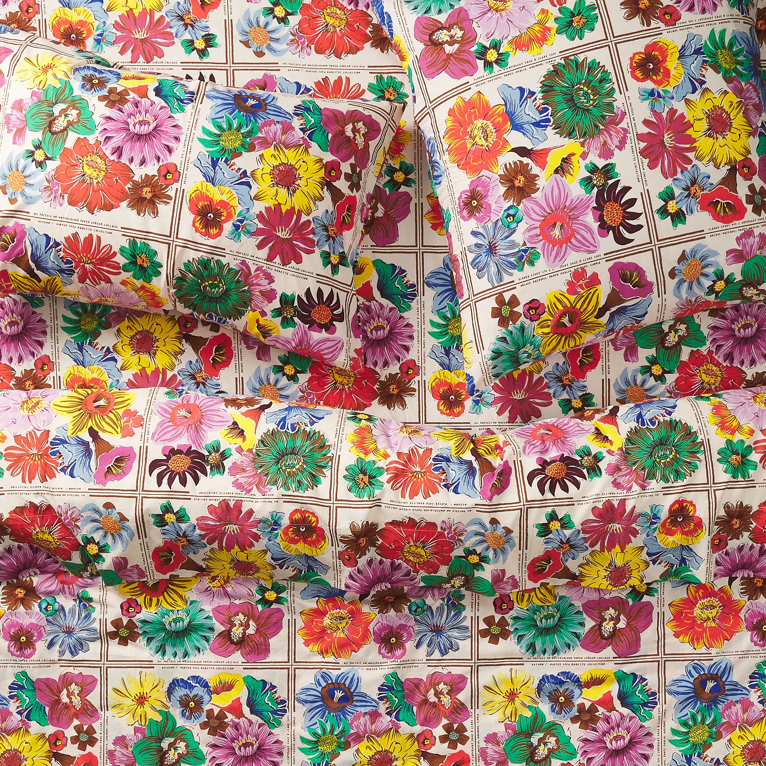 Ines Cotton Quilt Cover - Porcelain - Image 4