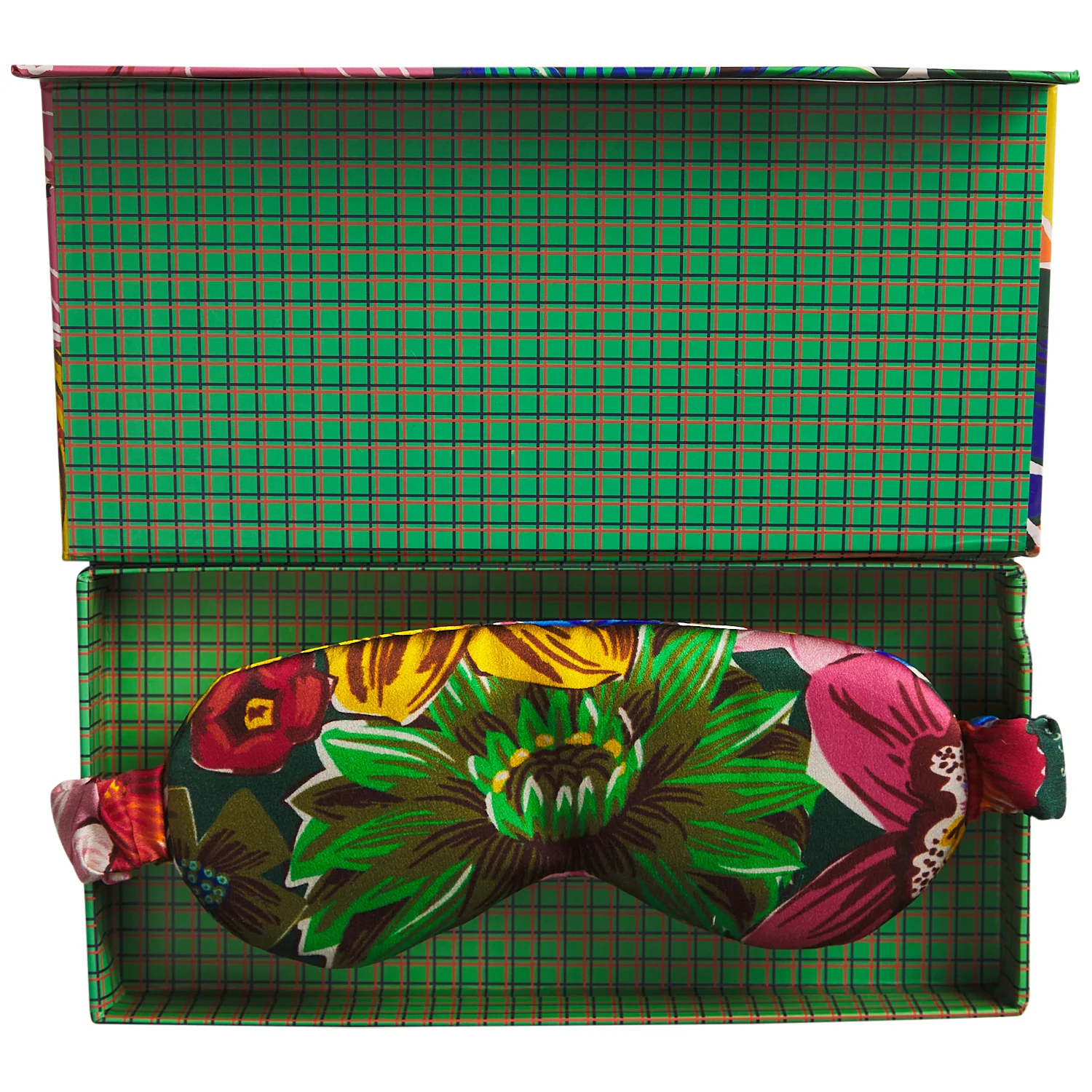 Ines Silk Eye Mask - Verdant - Image 10
