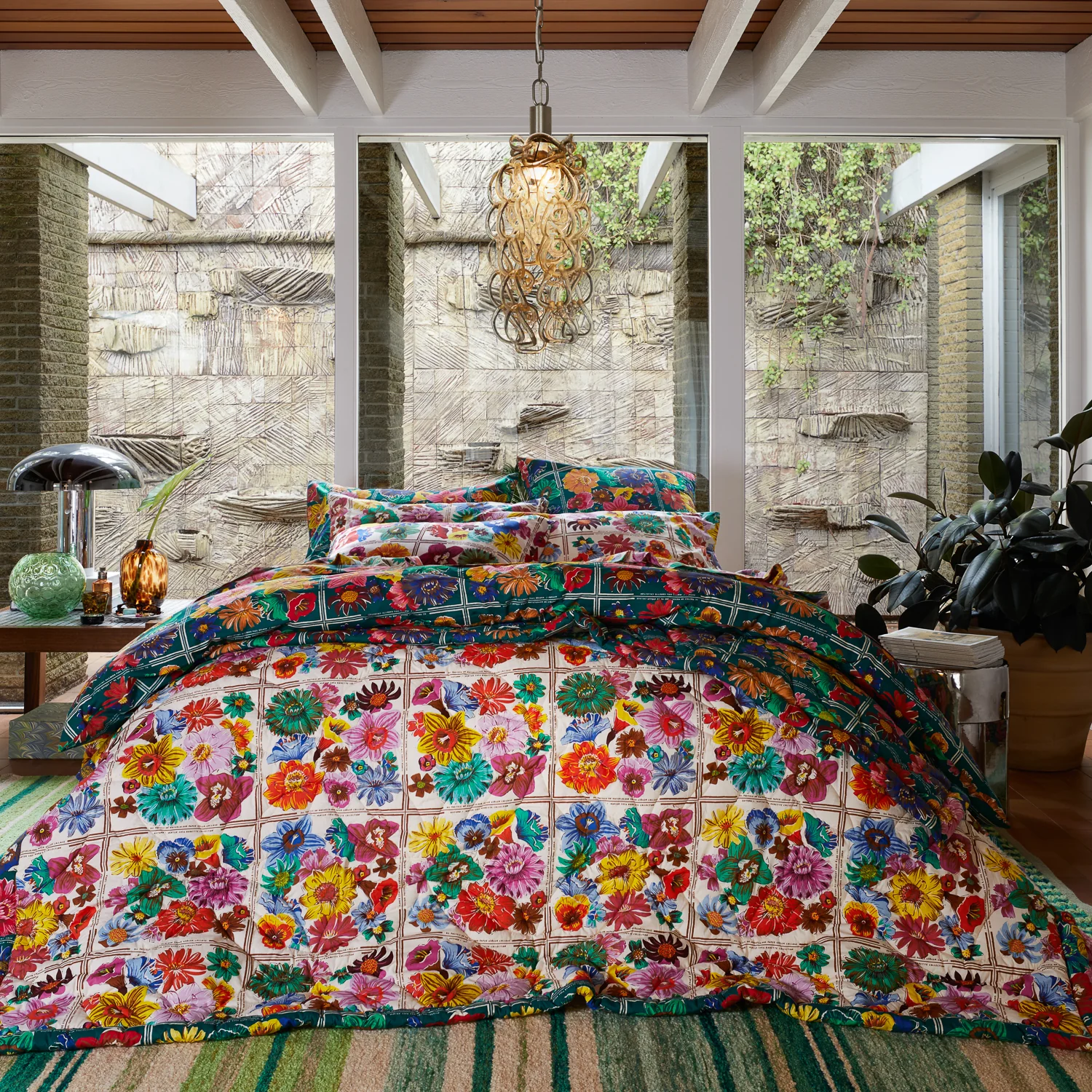Ines Silk Pillowcase - Porcelain - Image 5
