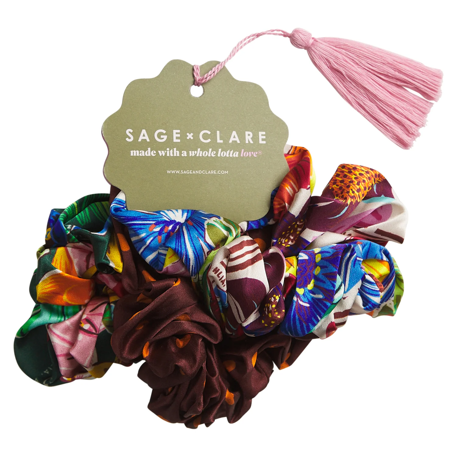 Ines Silk Scrunchie Set - Image 4