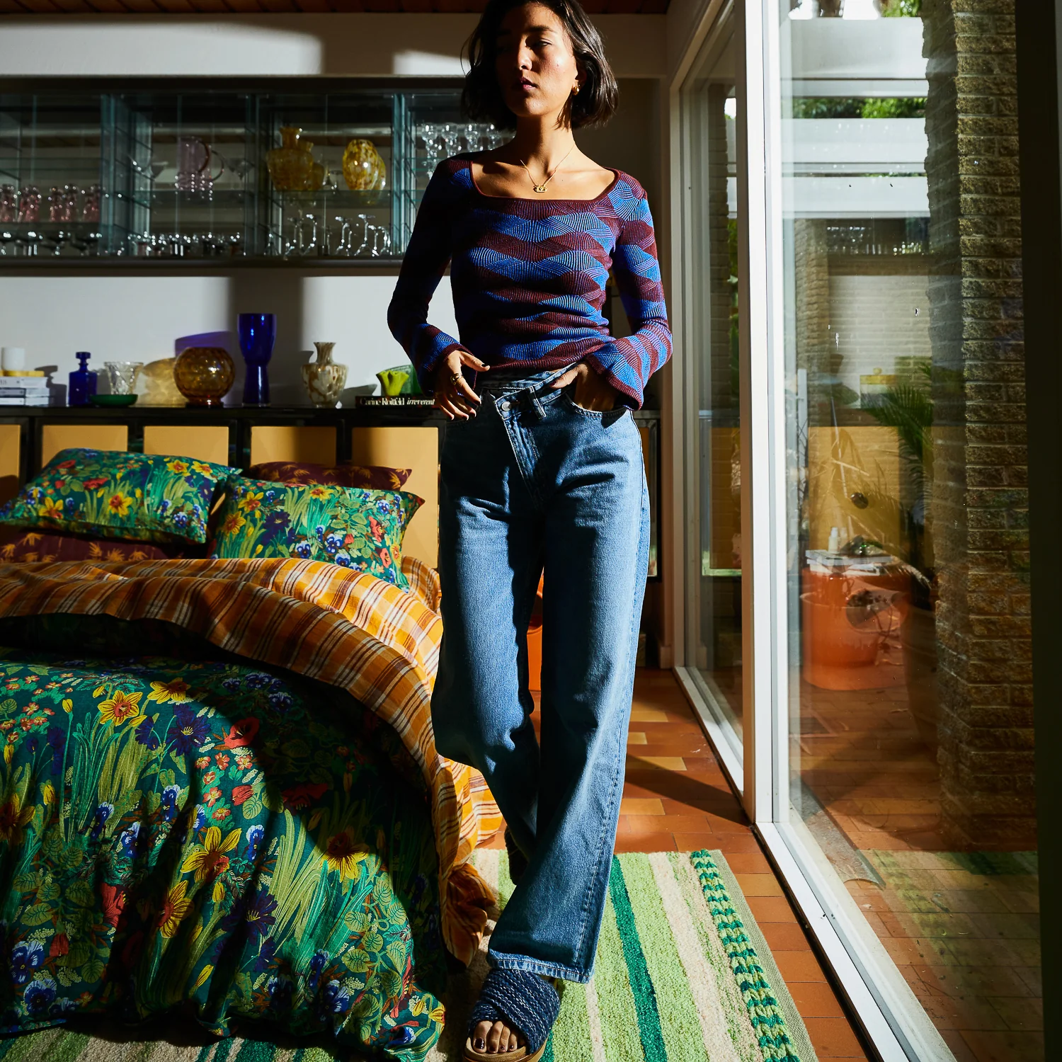 Ingrid Knit Top - Rosewood - Image 3