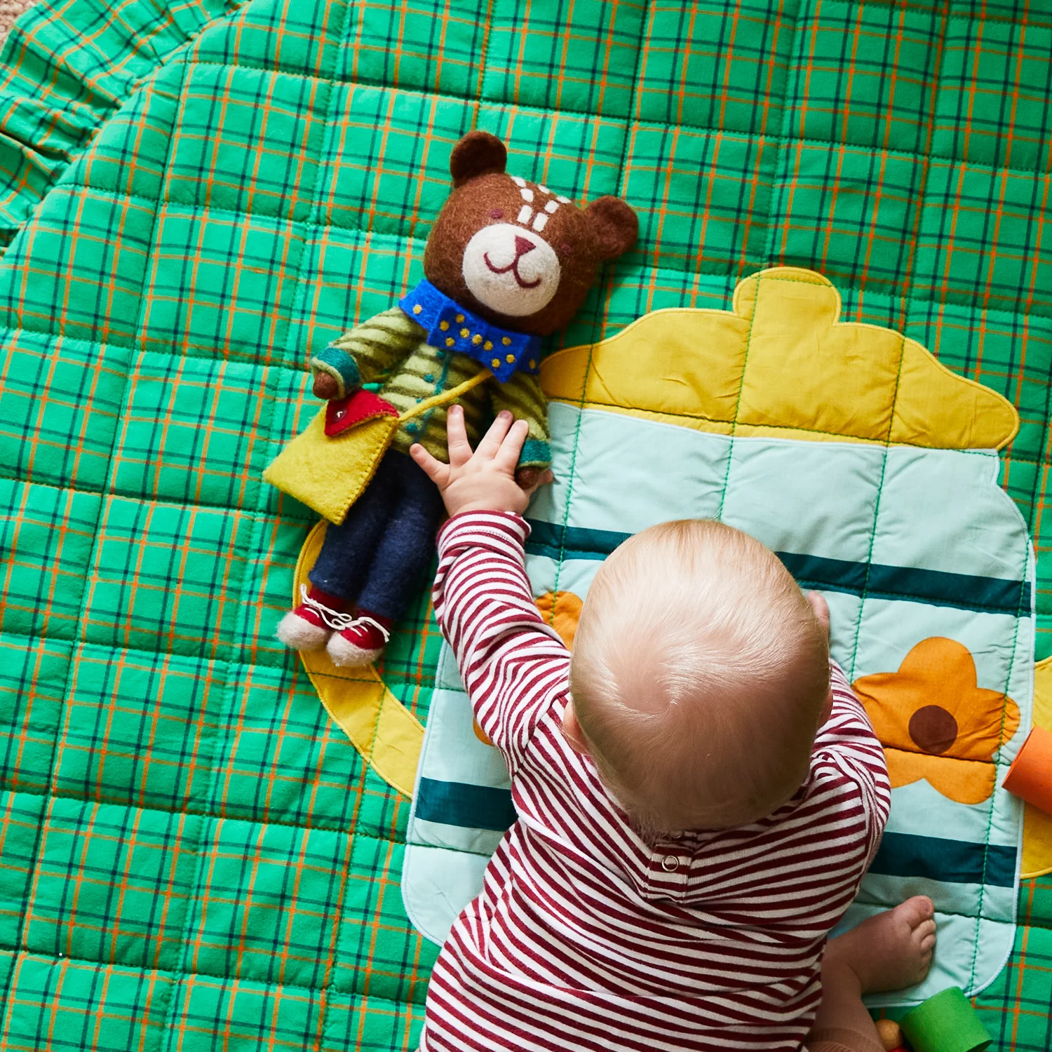 Isaac Felt Bear Toy - Image 2