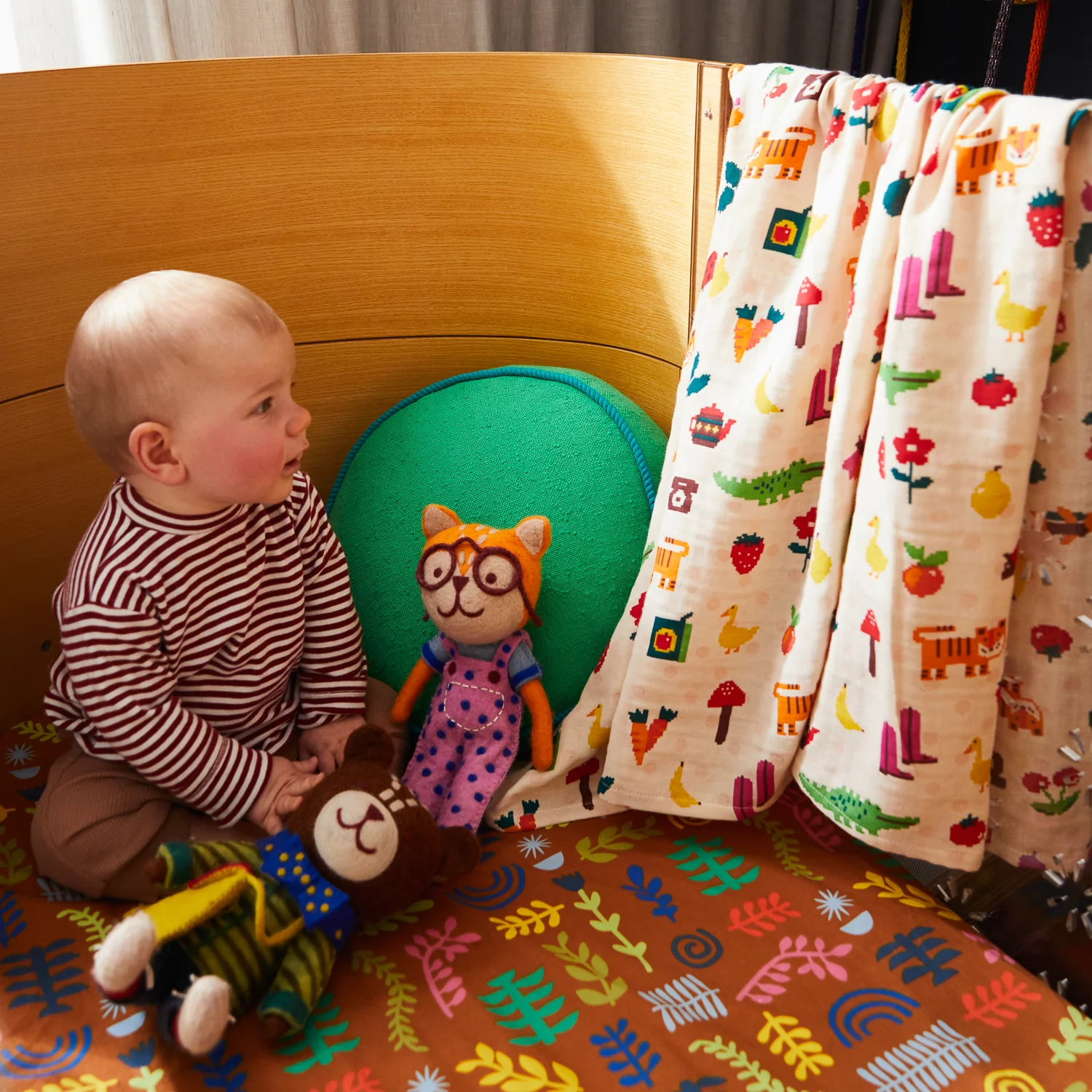 Isaac Felt Bear Toy - Image 3