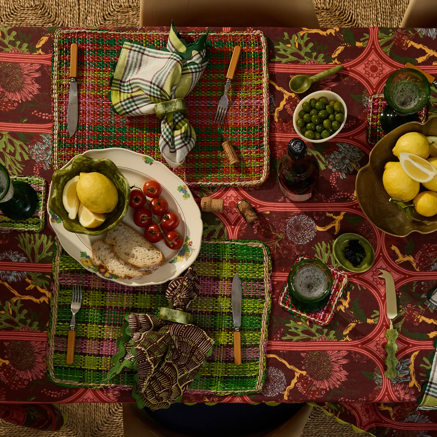Isla Coaster Set - Key Lime - Image 5