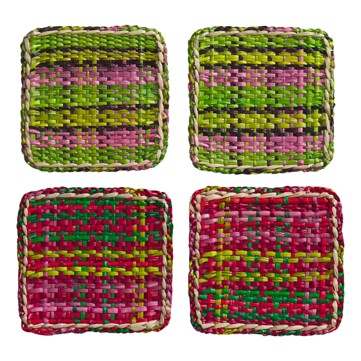 Isla Coaster Set - Key Lime - Image 6