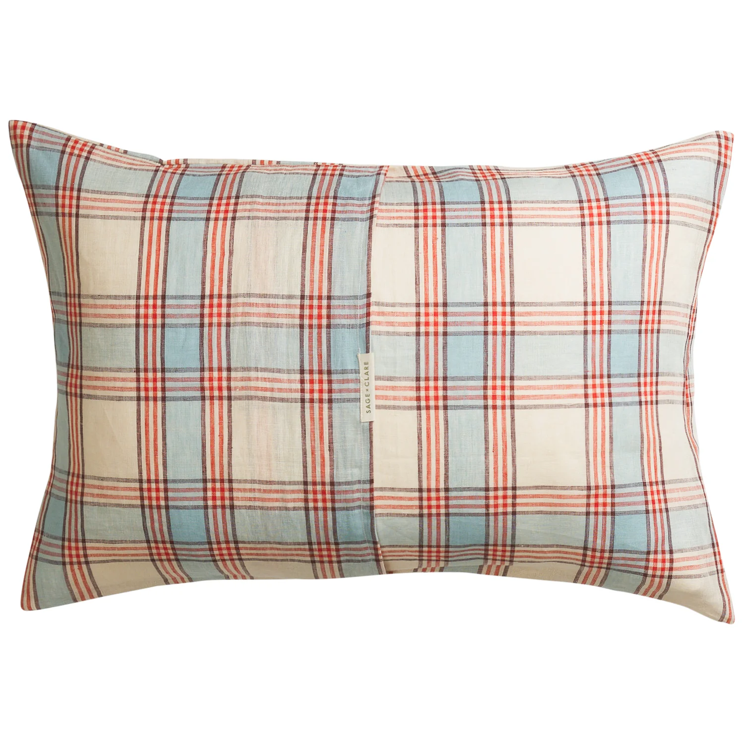 Isla Linen Pillowcase Set - Cerulean - Image 3