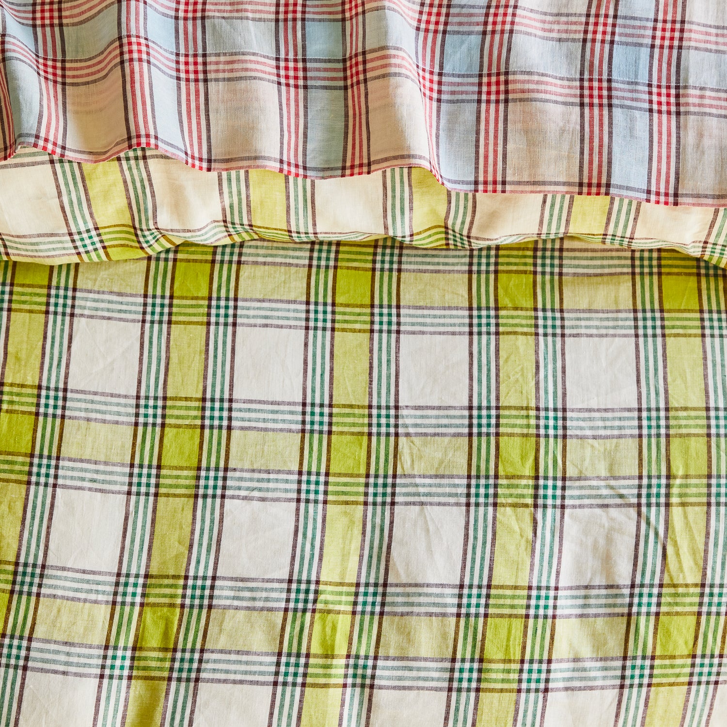 Isla Linen Quilt Cover - Anise - Image 4