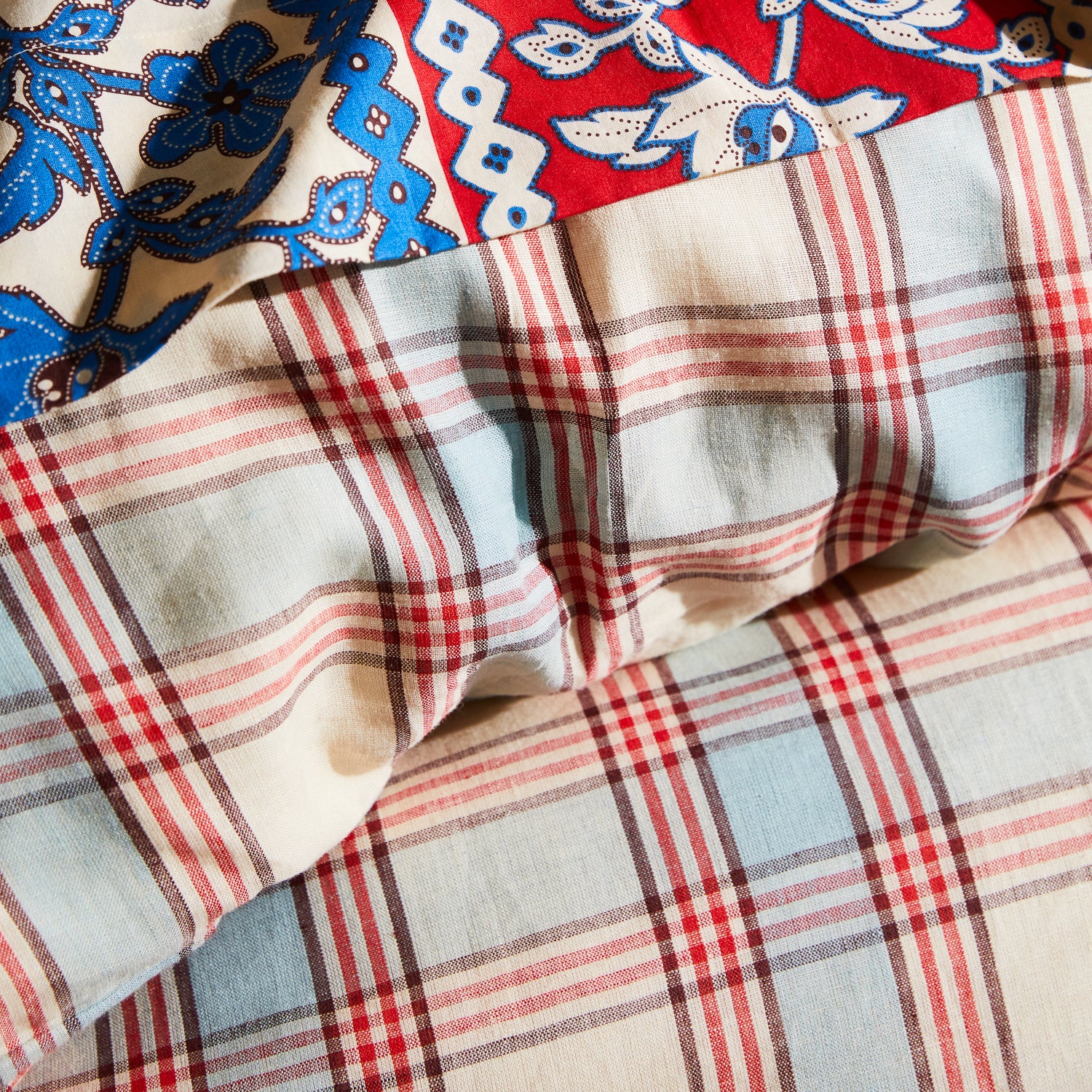 Isla Linen Quilt Cover - Cerulean - Image 4