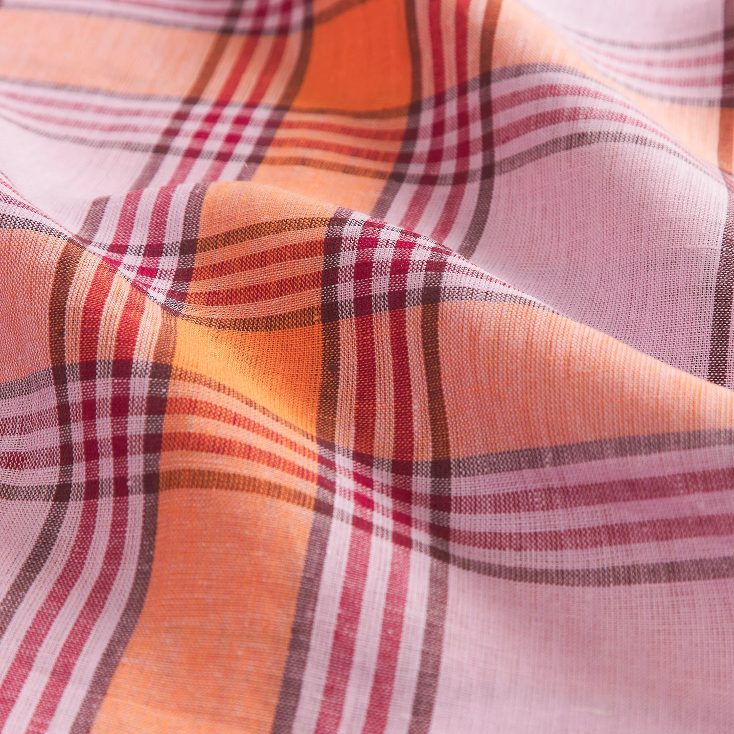 Isla Linen Sheets - Vivid Coral - Image 3