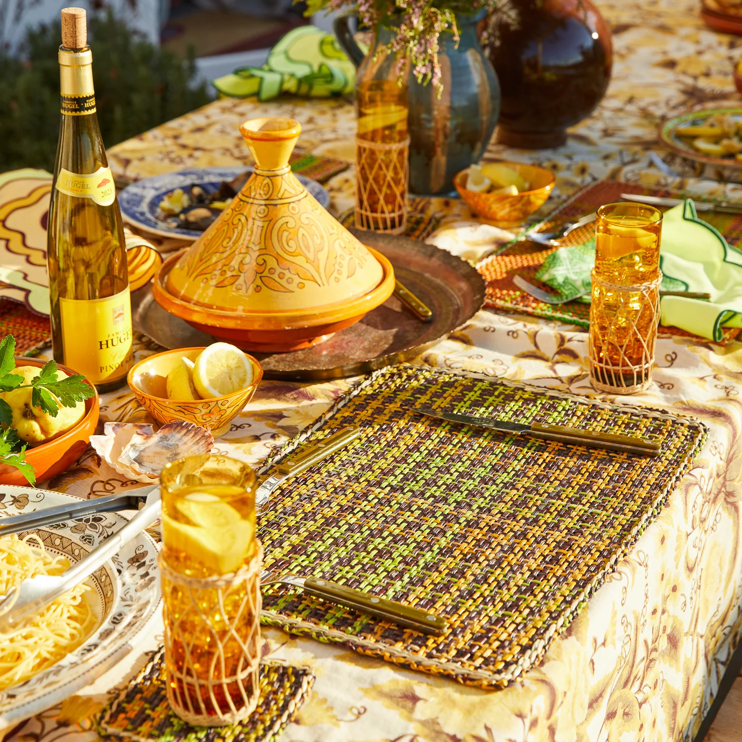 Isla Placemat Set - Anise - Image 3