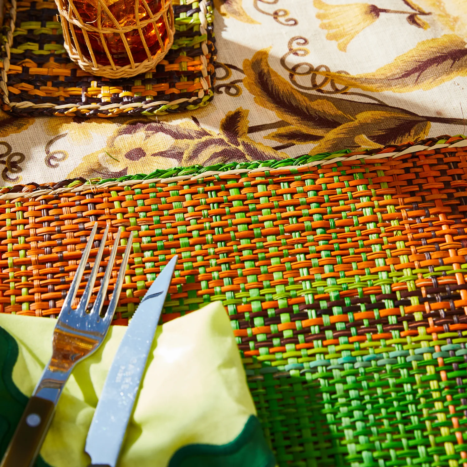 Isla Placemat Set - Anise - Image 4