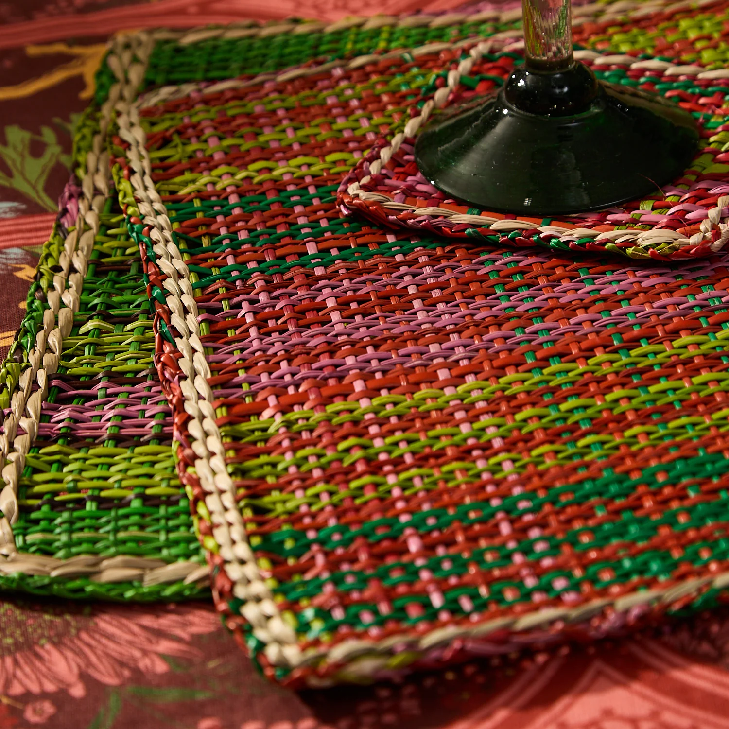 Isla Placemat Set - Key Lime - Image 5